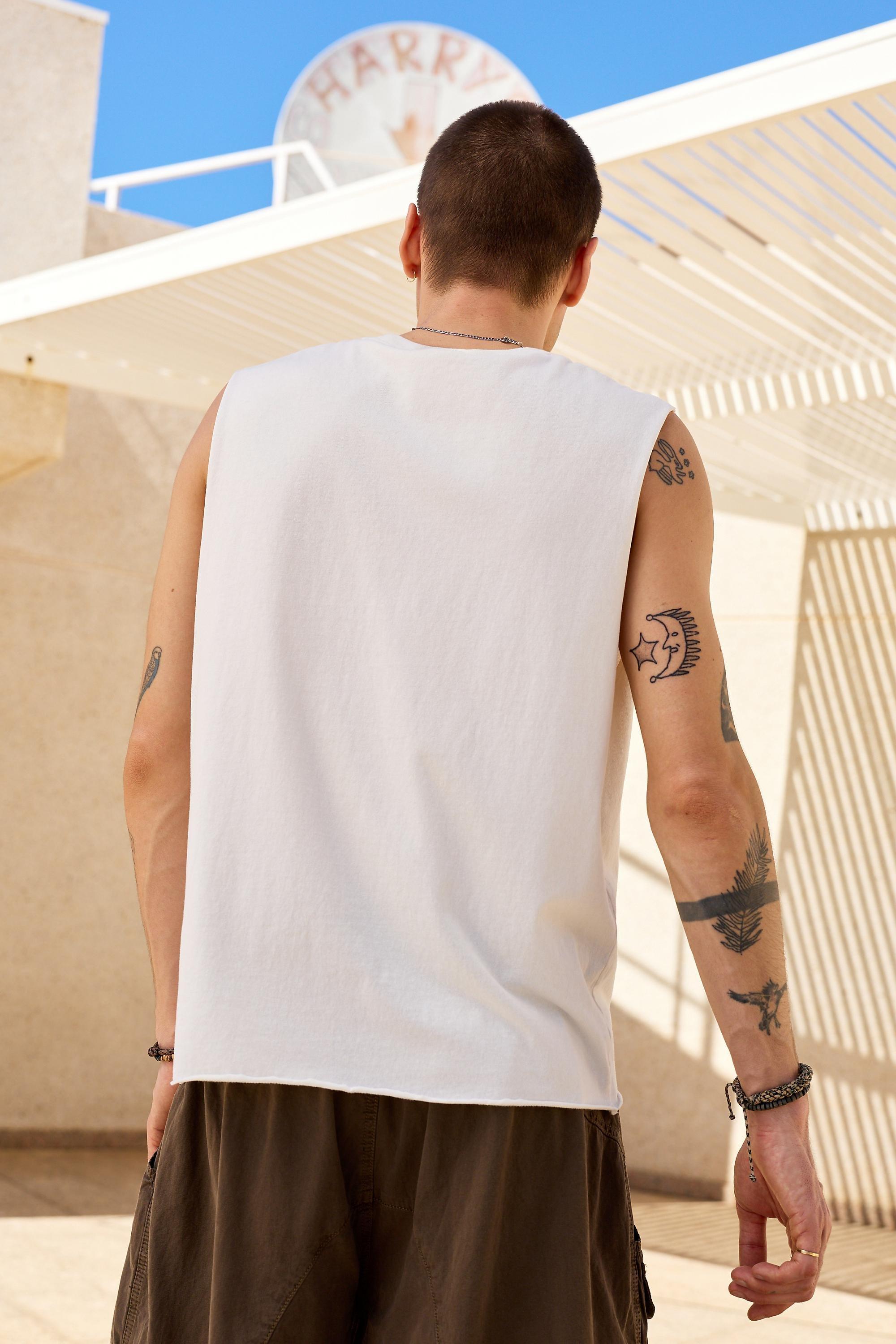 White Uo White Anyang Tank Top, WHT, large image number 3