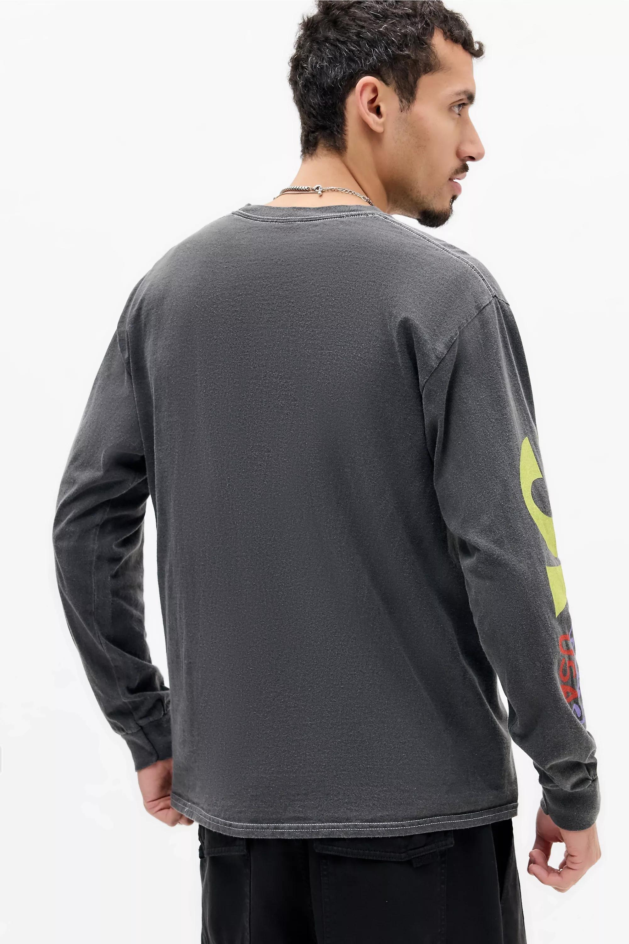 Black Uo Black Honda Racing Long Sleeve T-Shirt, BLK, large image number 3