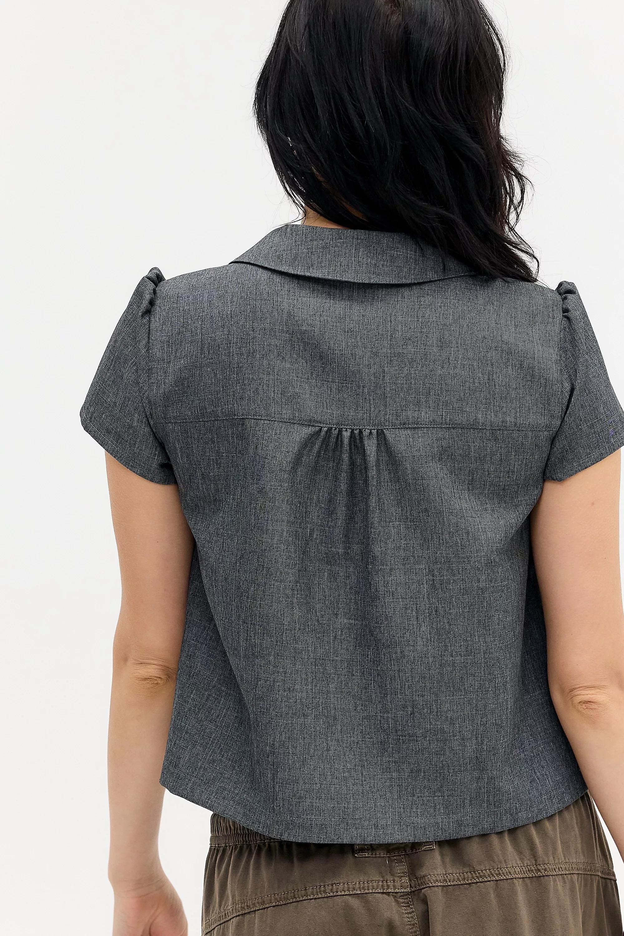 GREY Silence + Noise Monroe Pea Jacket, GREY, large image number 3