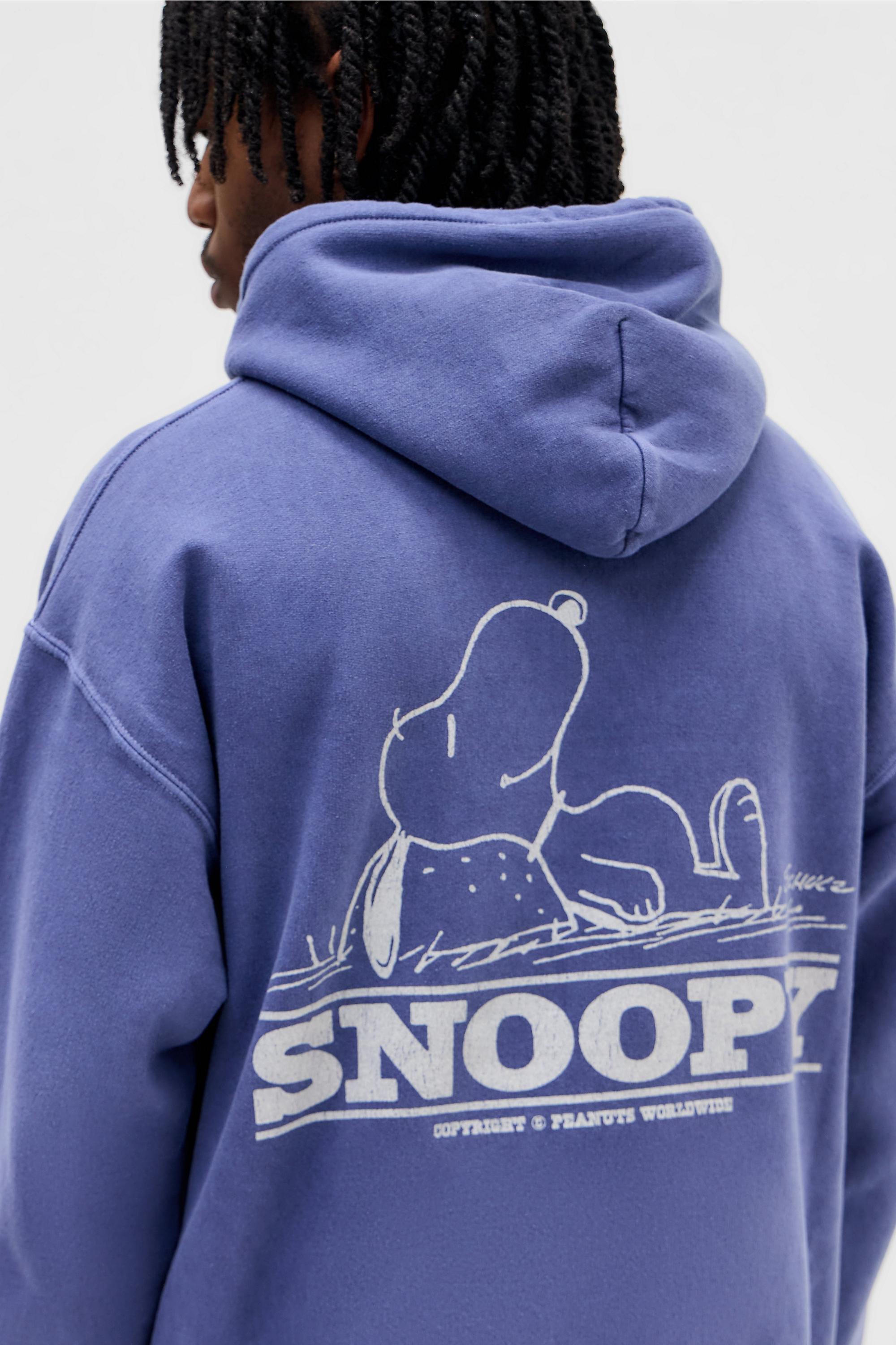 Navy Uo Navy Sleepy Snoopy Hoodie, NAVY, large image number 0