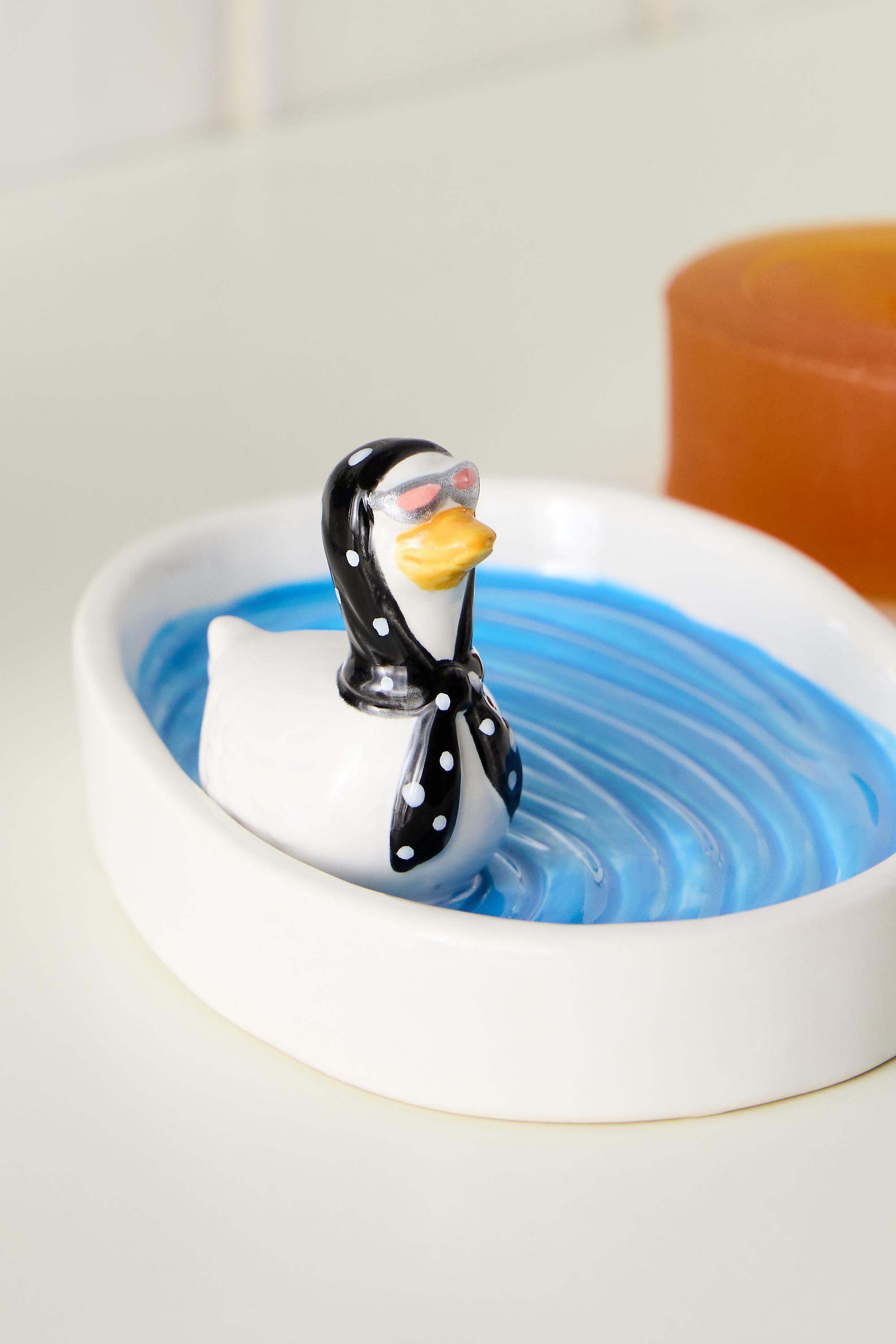 White Silly Goose Soap Dish, WHT, large image number 3