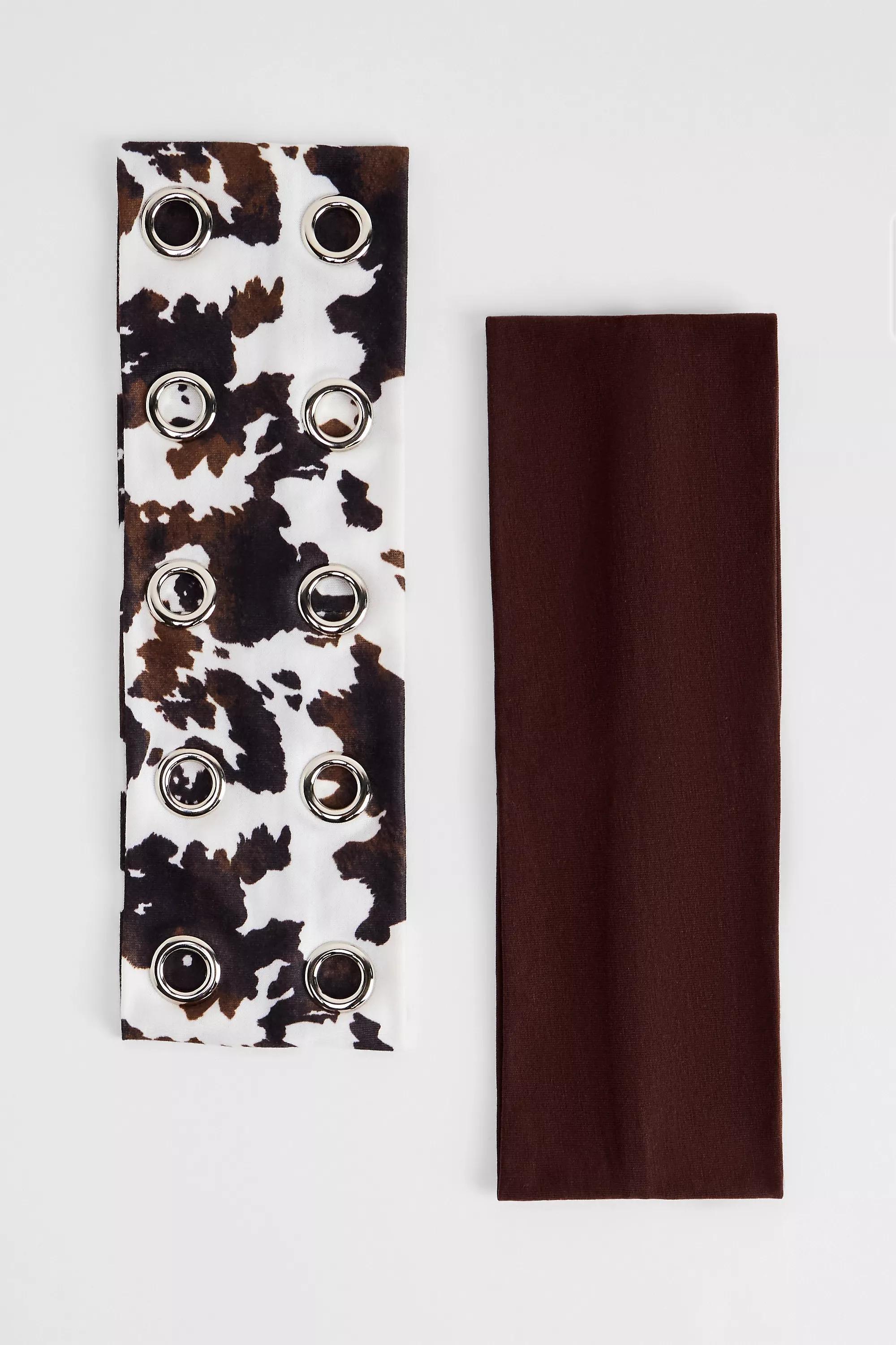 COW UO Eyelet Headband 2-Pack, A301_0291, medium