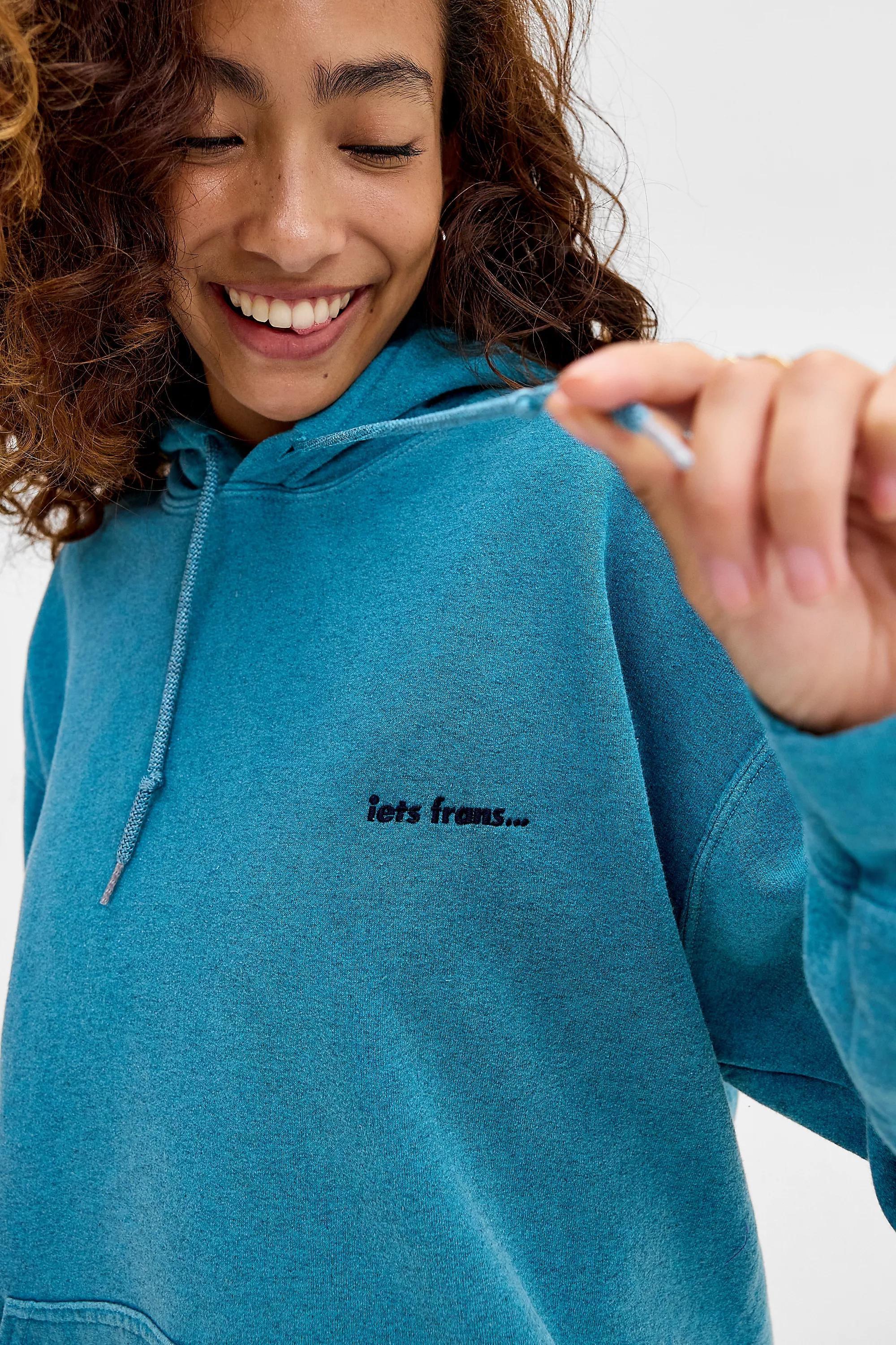 Blue iets frans... Relaxed Hoodie, TURQ D, large image number 0