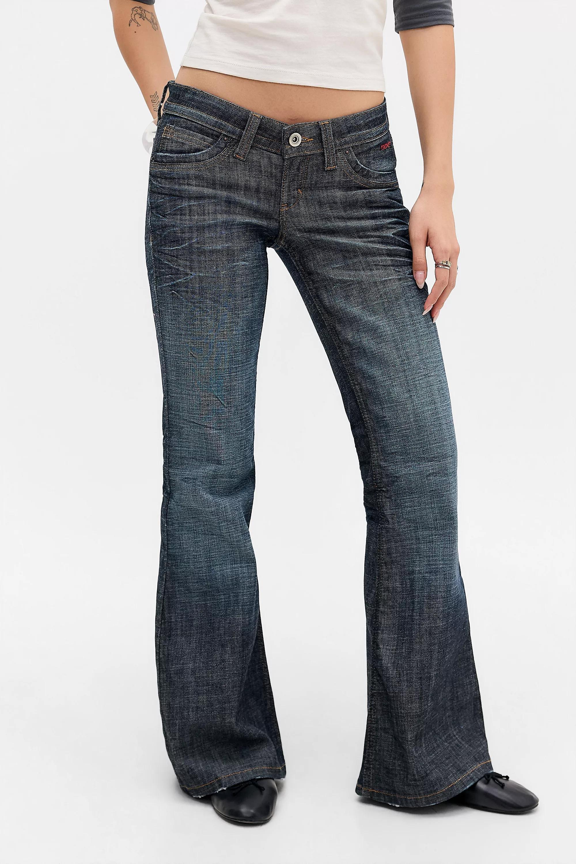 VINTAGE DENIM DARK BDG Miko Low Rise Skinny Bootcut Jeans, VINTAGE DENIM DARK, large image number 1