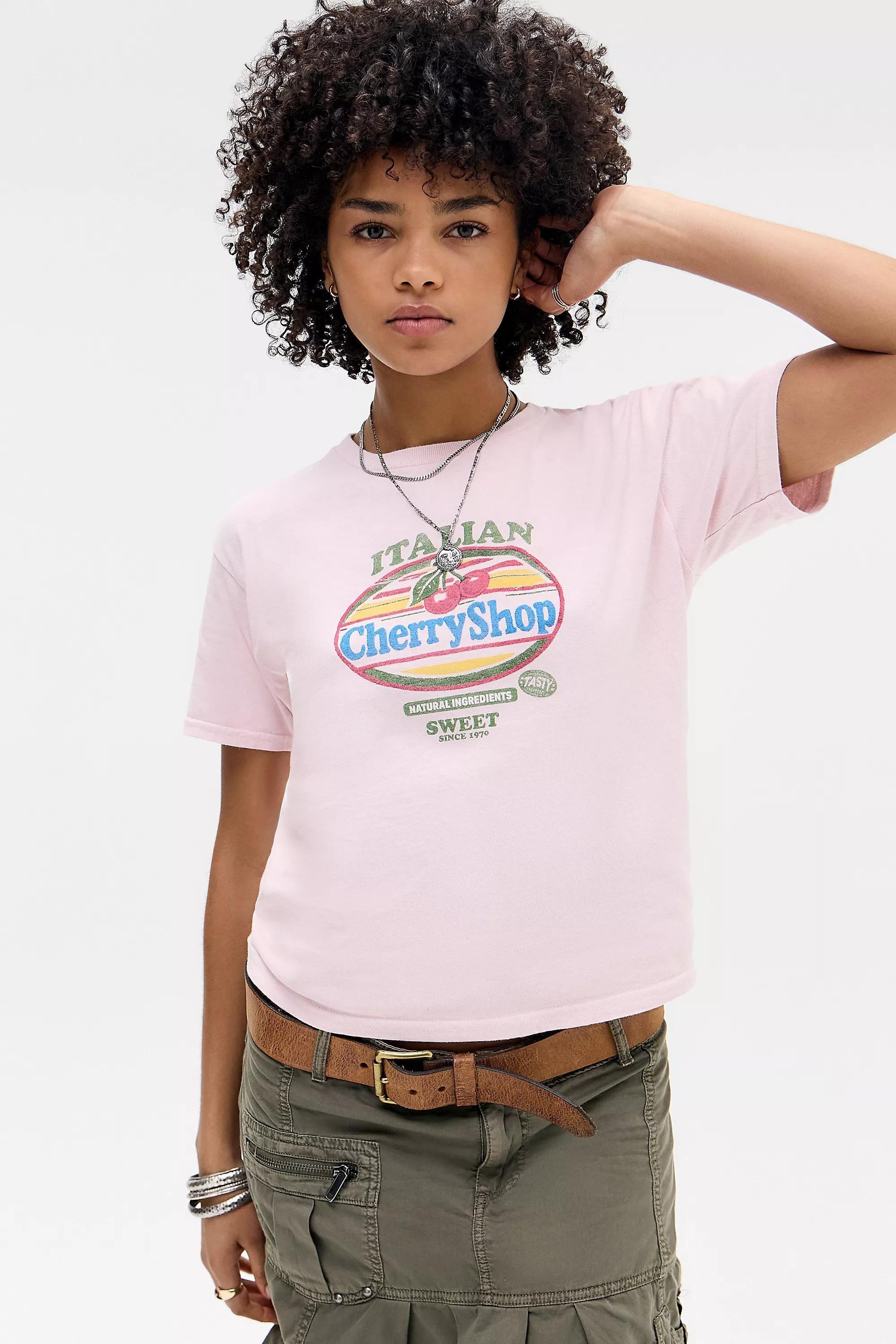 Pink Uo Italian Relaxed T-Shirt, PINK, large image number 0