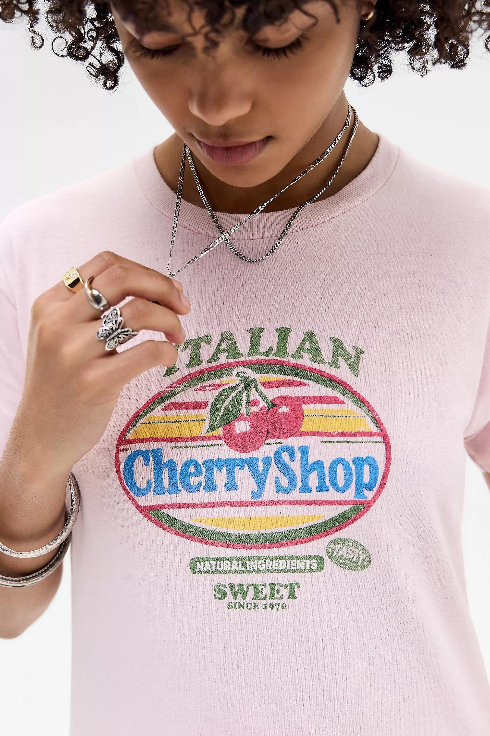 Pink Uo Italian Relaxed T-Shirt, PINK, large image number 2