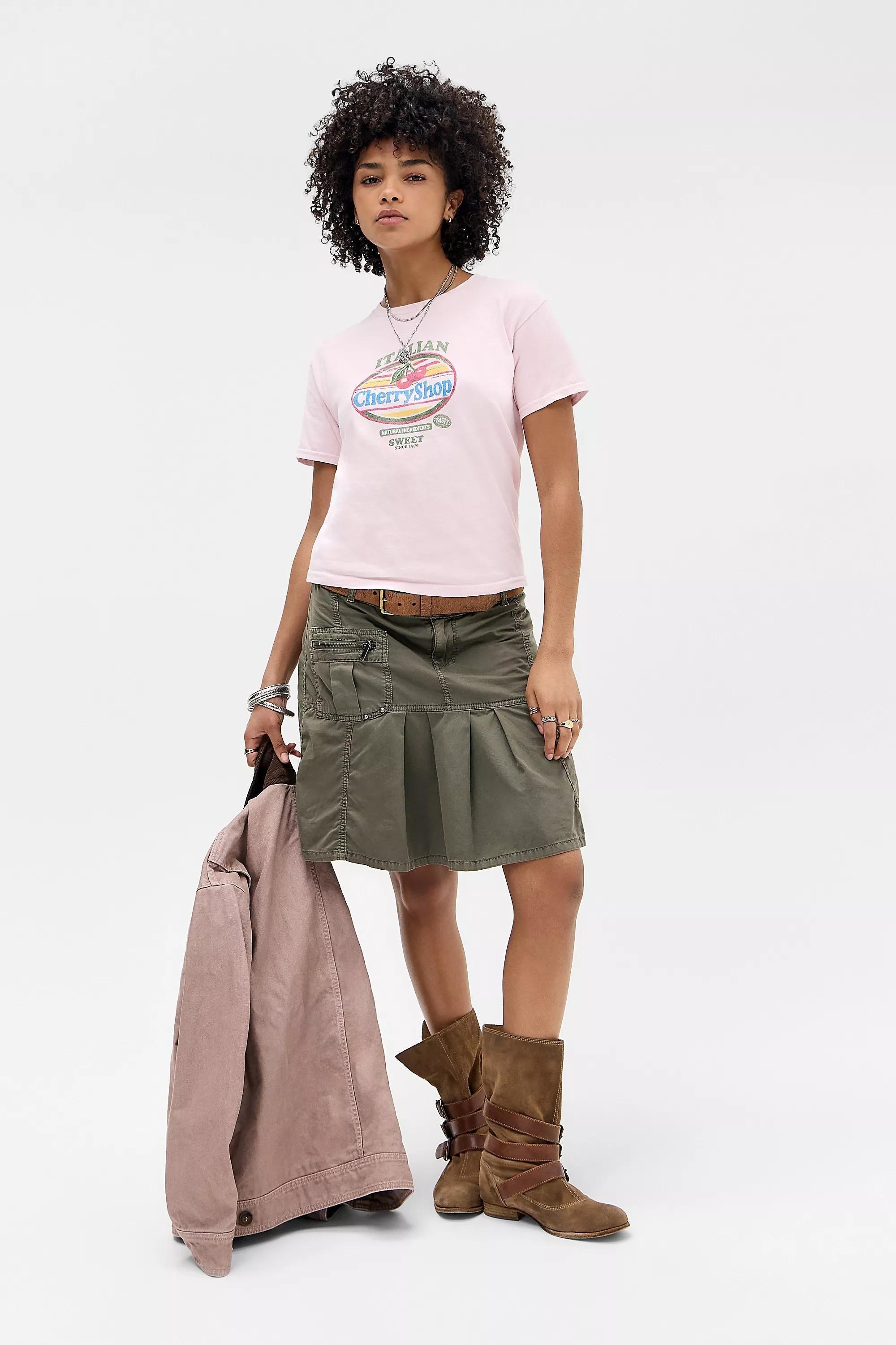 Pink Uo Italian Relaxed T-Shirt, PINK, large image number 3