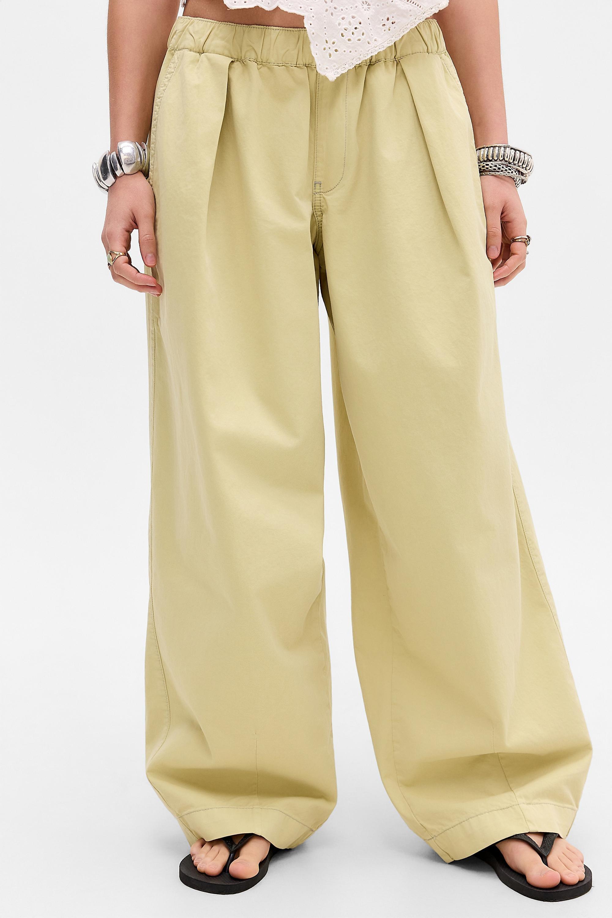 Yellow Bdg Bobbi Baggy Cocoon Trousers, A301_0272, large image number 0