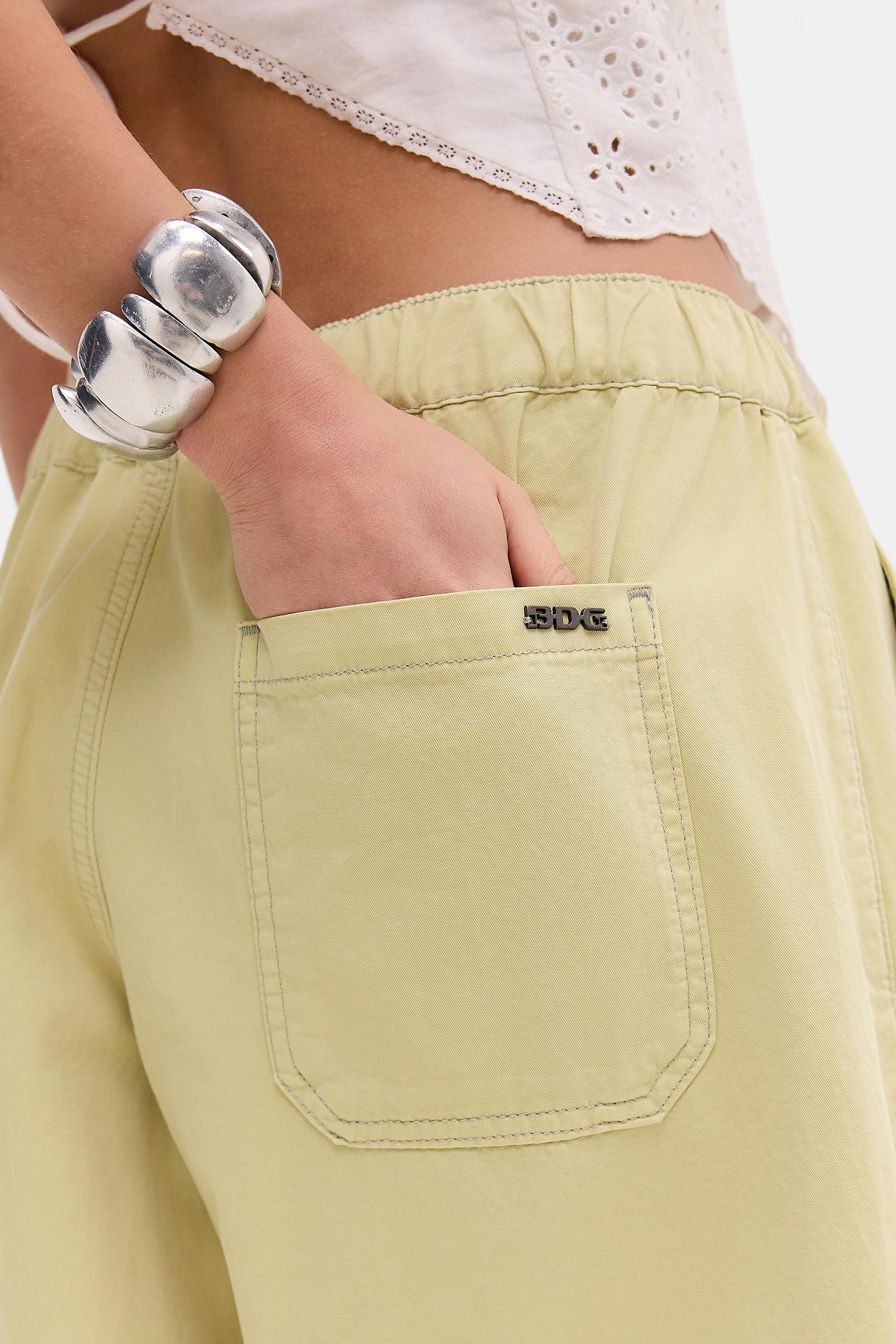Yellow Bdg Bobbi Baggy Cocoon Trousers, A301_0272, large image number 2