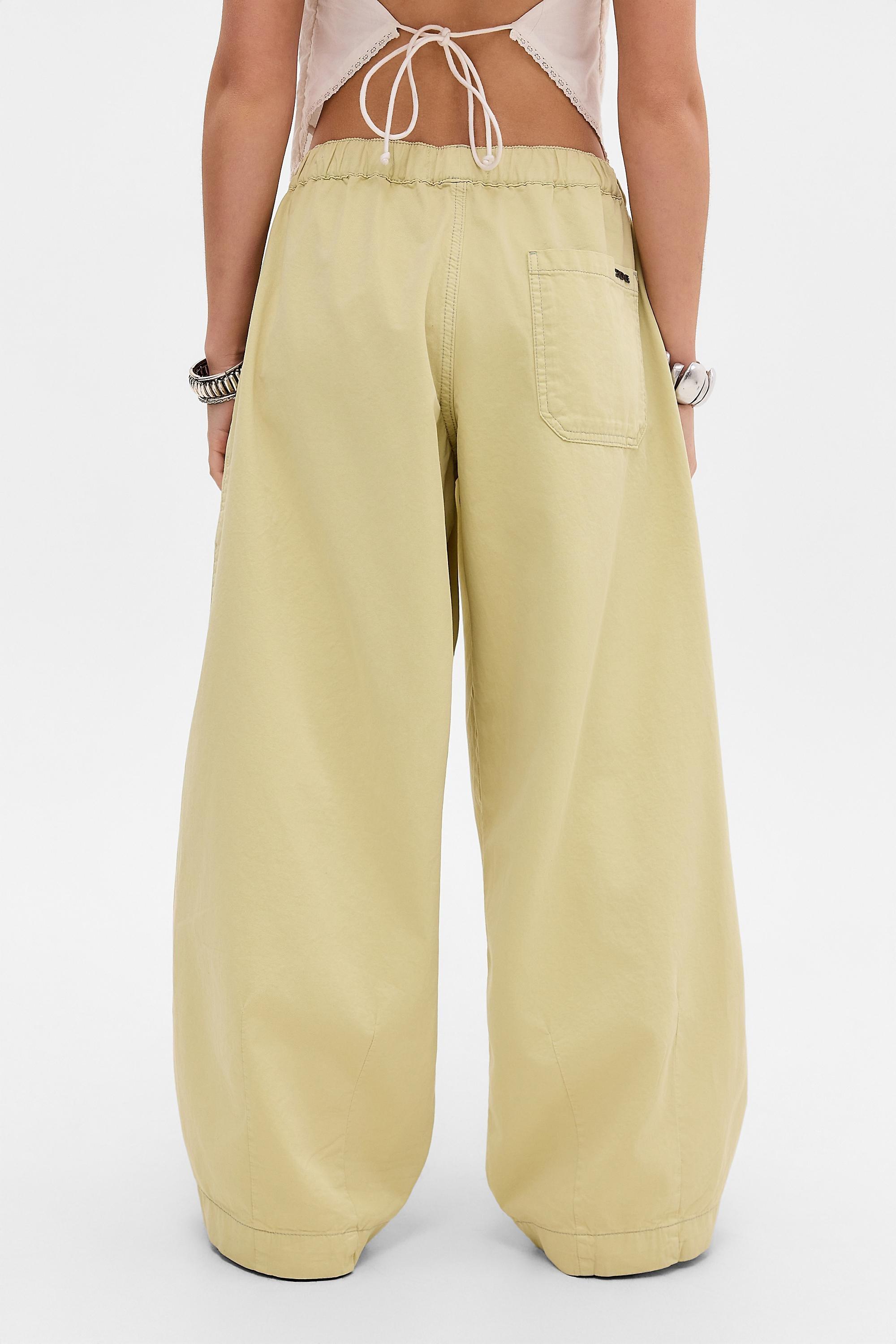 Yellow Bdg Bobbi Baggy Cocoon Trousers, A301_0272, large image number 3