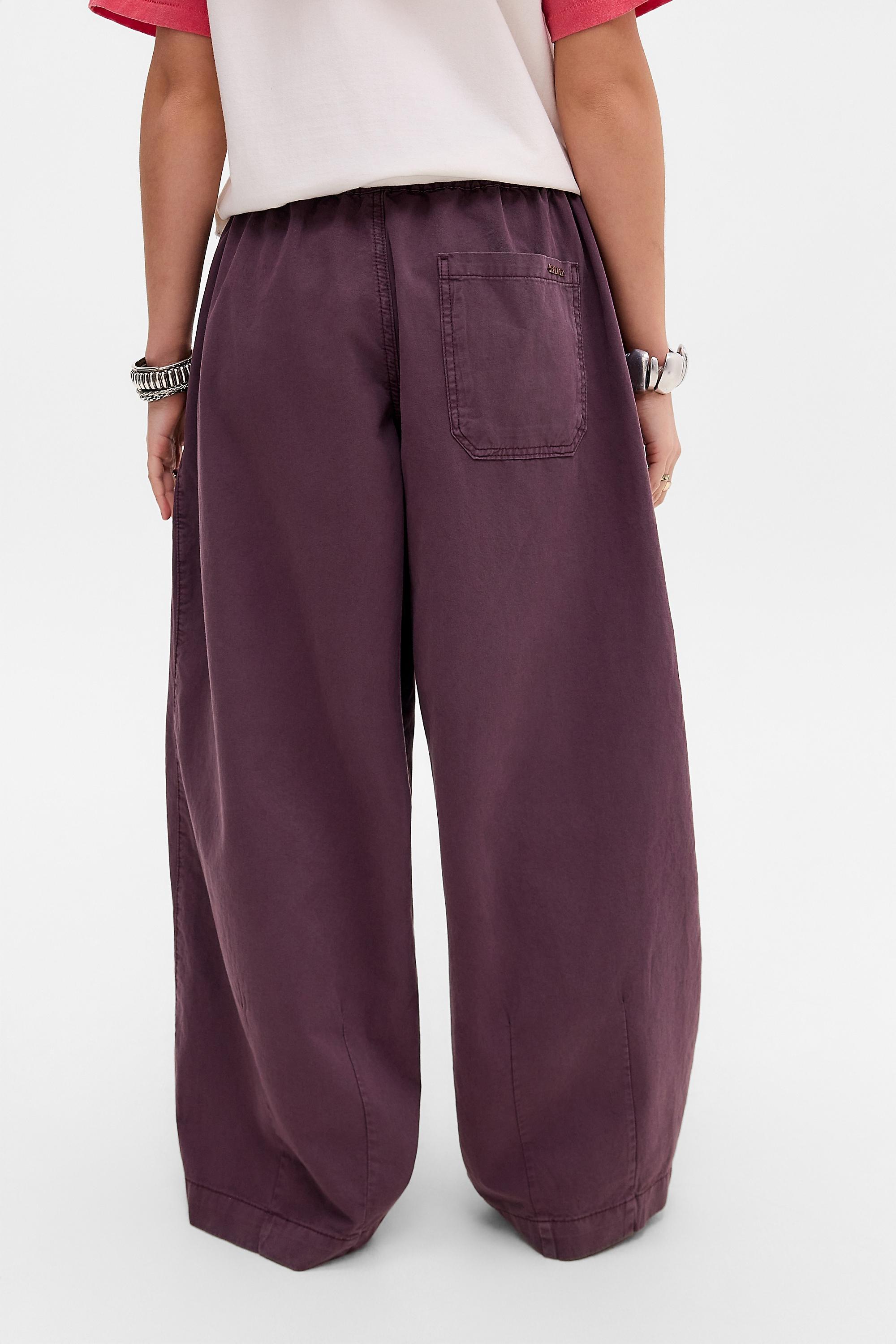 Purple Bdg Bobbi Baggy Cocoon Trousers, A301_0259, large image number 3