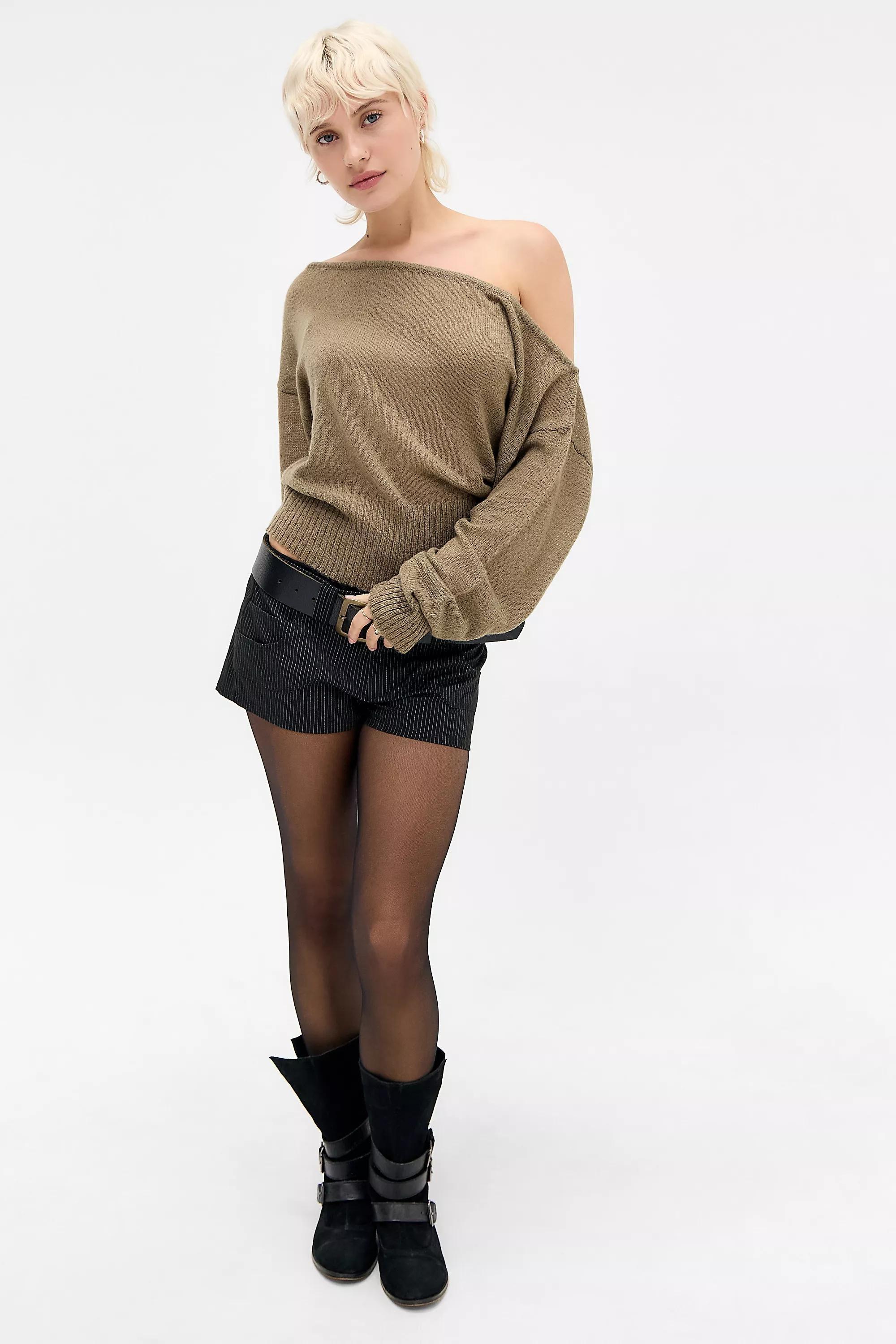 Khaki Motel Khaki Suena Knit Jumper, KHAKI, large image number 2
