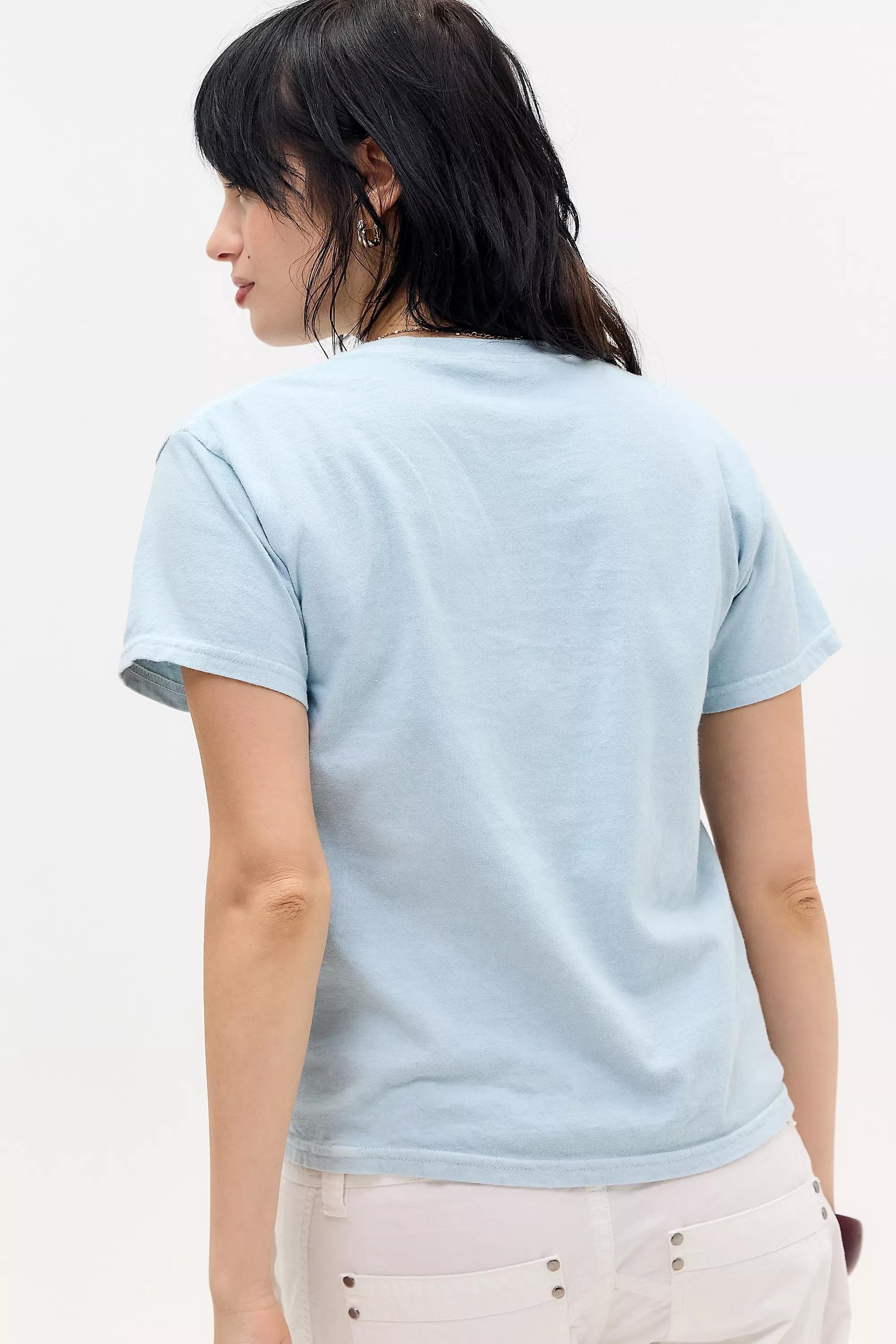 Blue Uo Hello Kitty Relaxed T-Shirt, BLUE, large image number 3