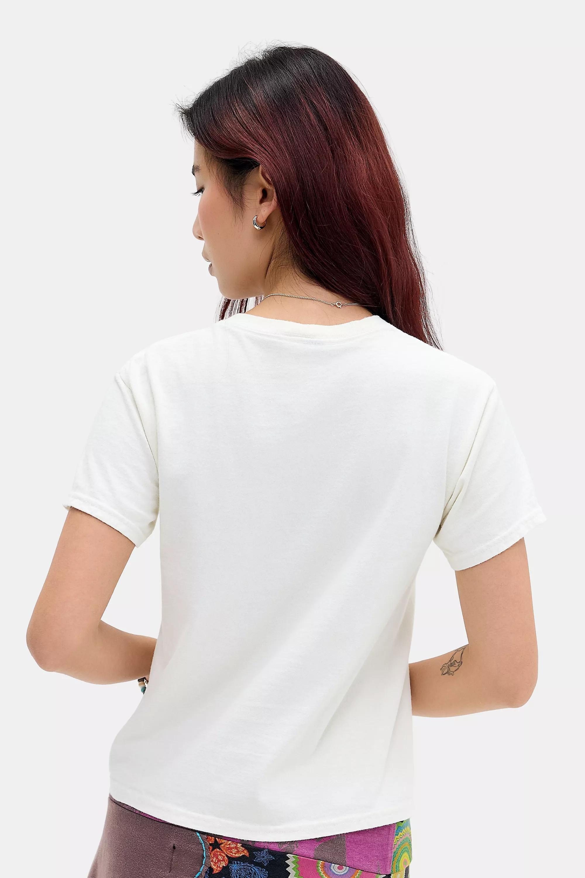 White Uo Maybe Later Relaxed T-Shirt, WHT, large image number 3