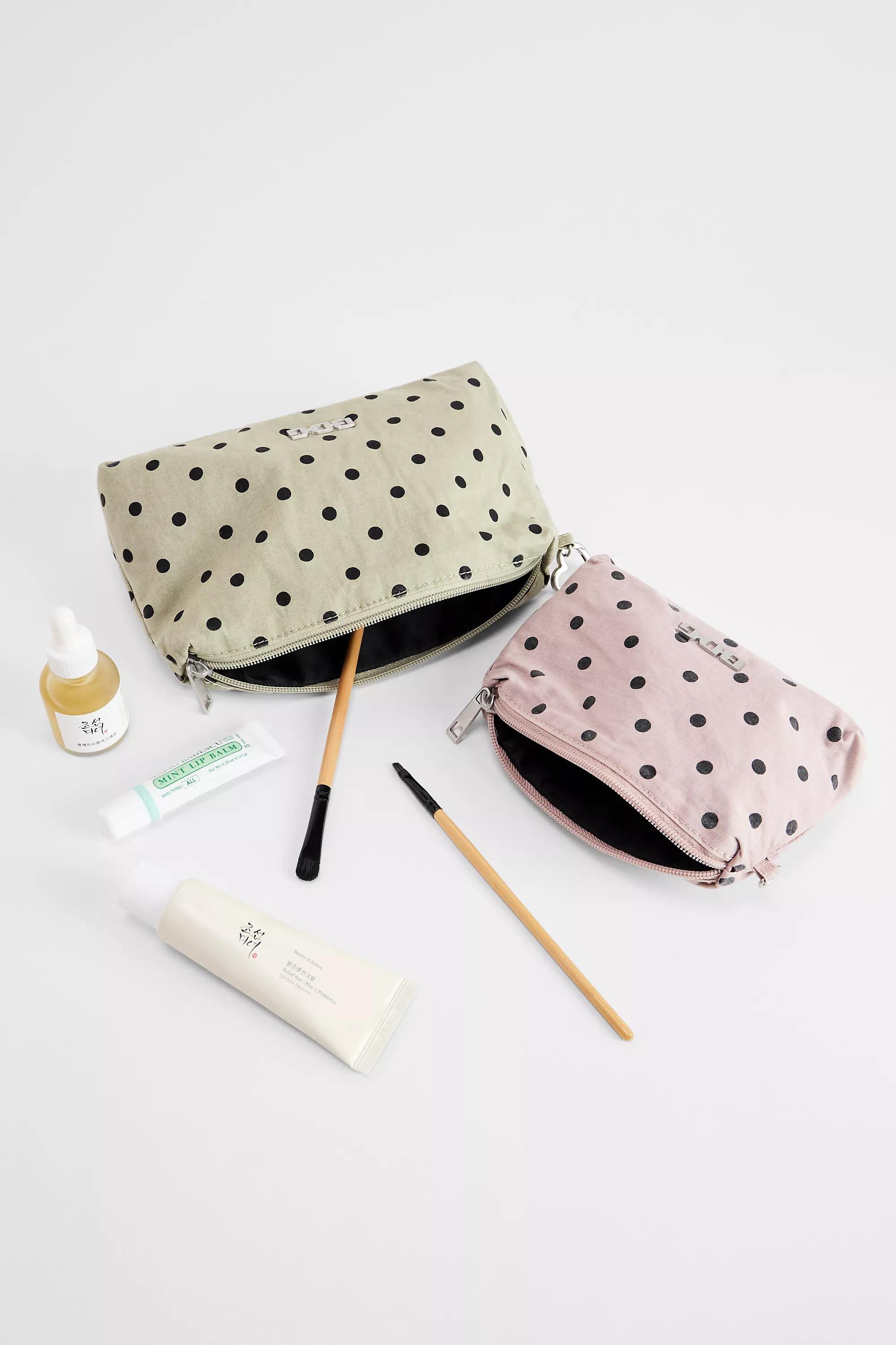 Multicolour Bdg Spot Canvas Makeup Bags 2-Pack, ASSORT, large image number 1