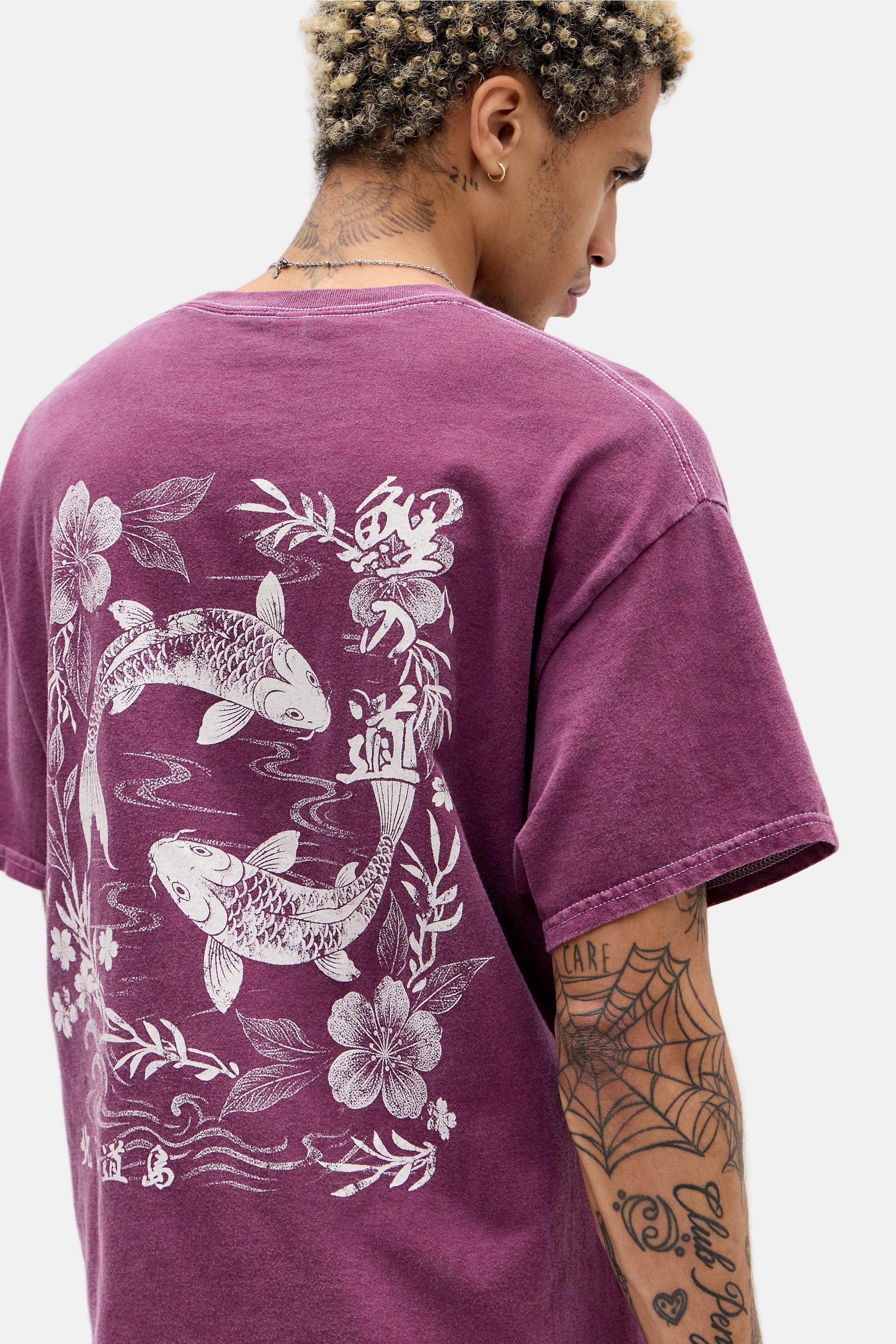 Wine Uo Printed T-Shirt, WINE, large image number 0