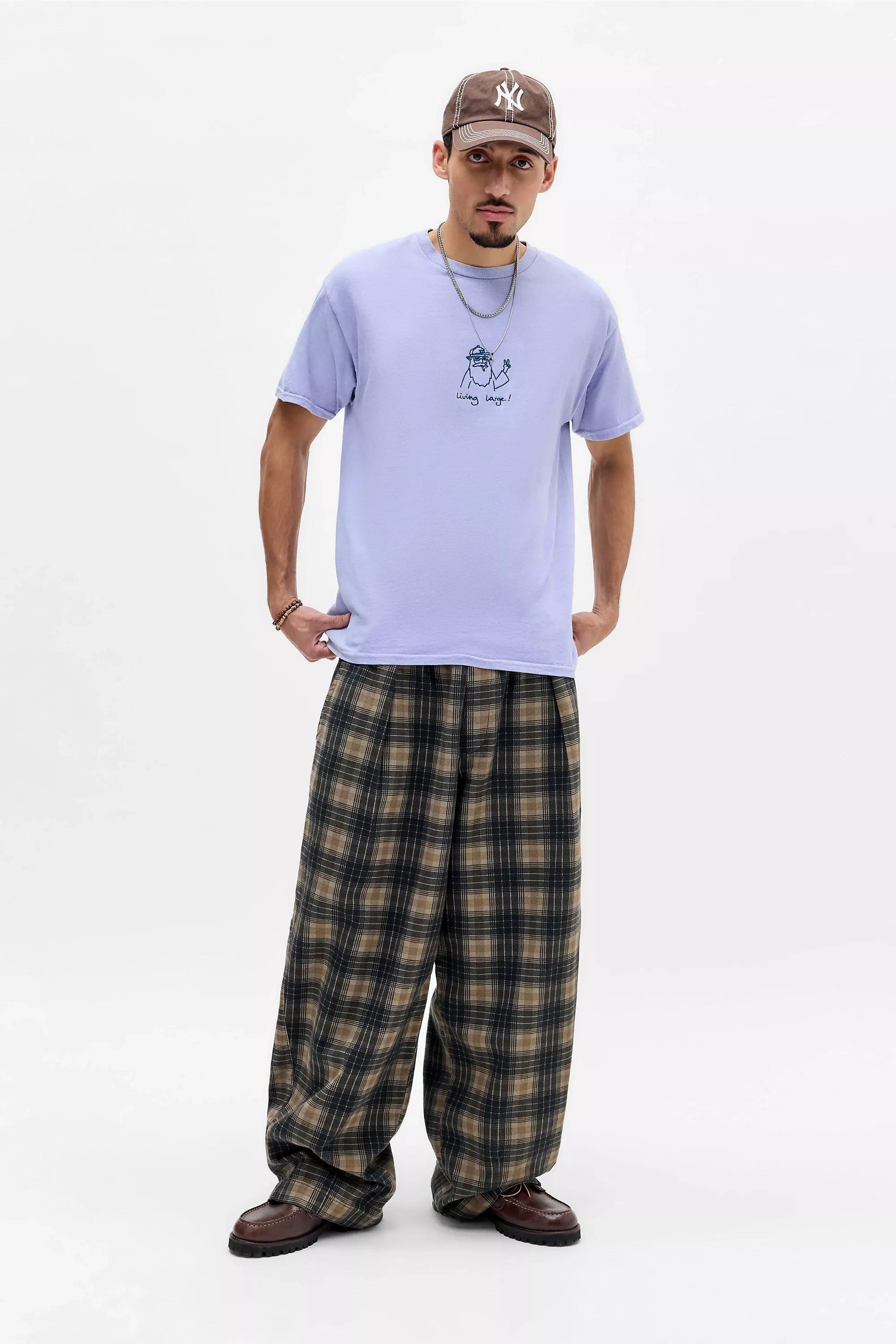 Blue Uo Printed Motif T-Shirt, BLUE, large image number 2
