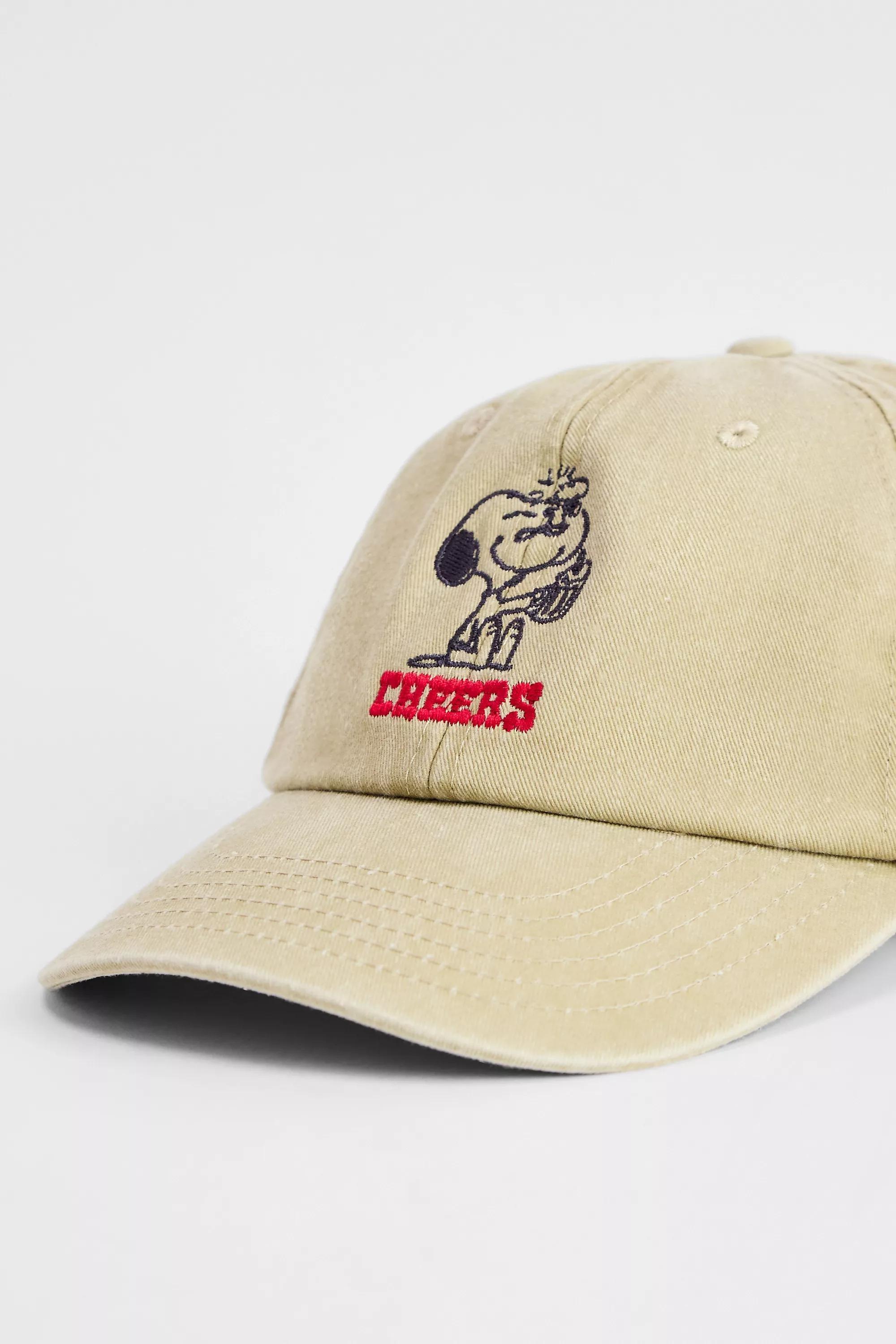 White Uo Snoopy Cheers Cap, IVRY, medium