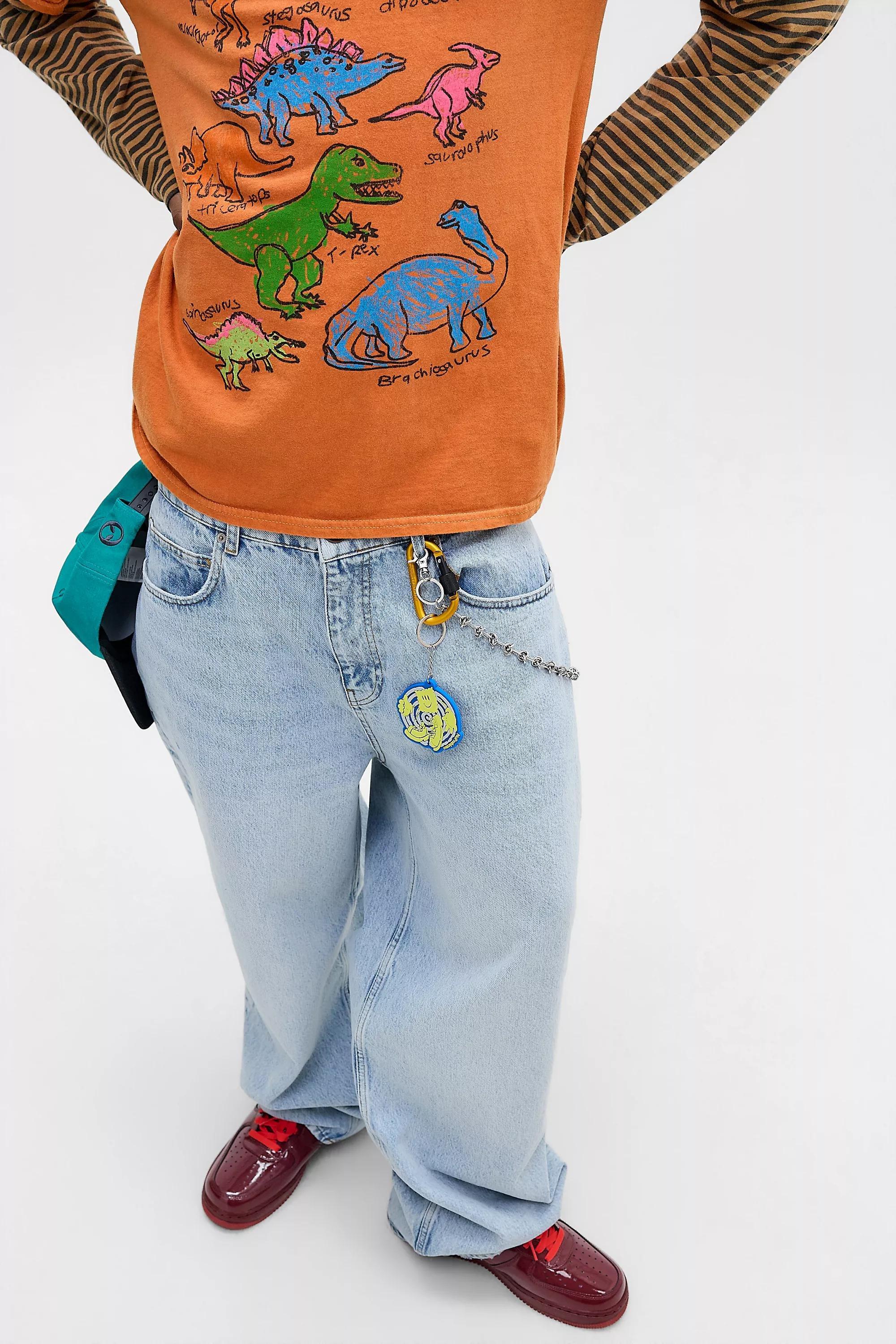 Blue Bdg Bleach Jack Jeans, BLUE, large image number 4