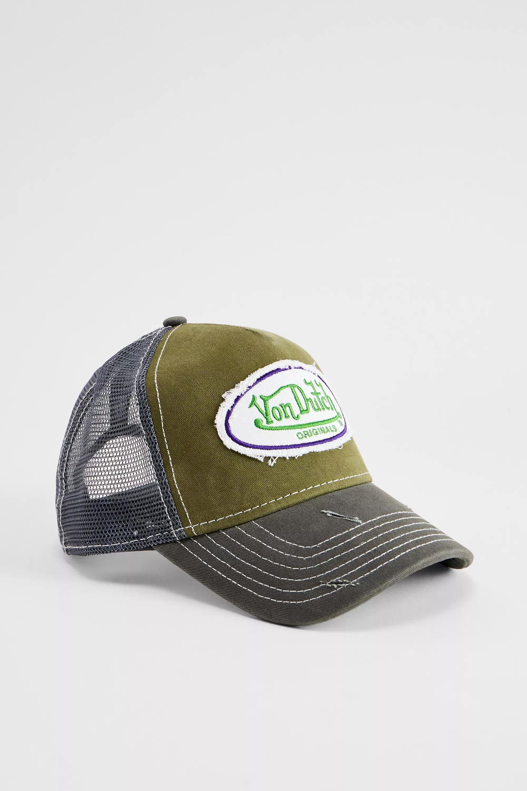 Khaki Von Dutch Uo Trucker Cap, KHAKI, large image number 0