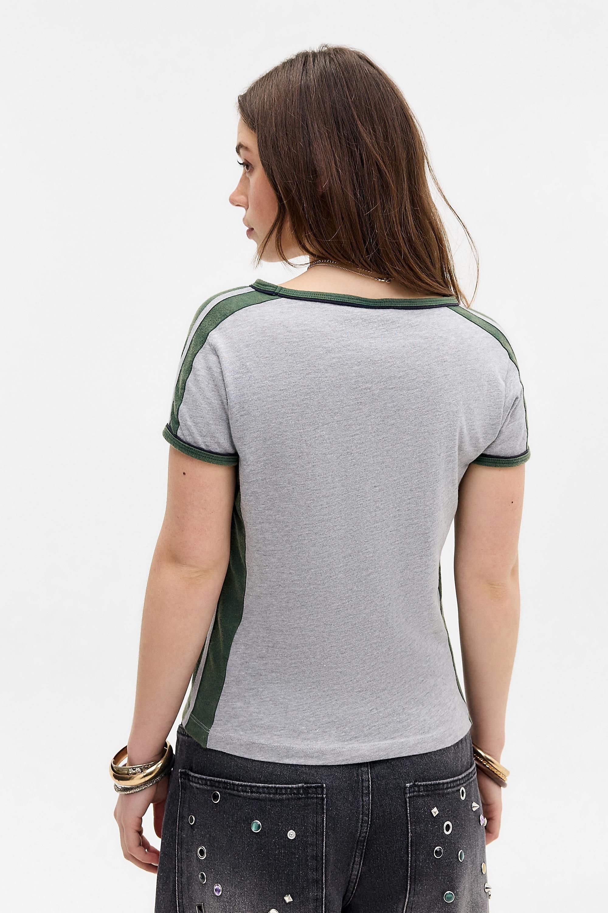 GREY UO V-Neck 33 Baby T-Shirt, GREY, large image number 3
