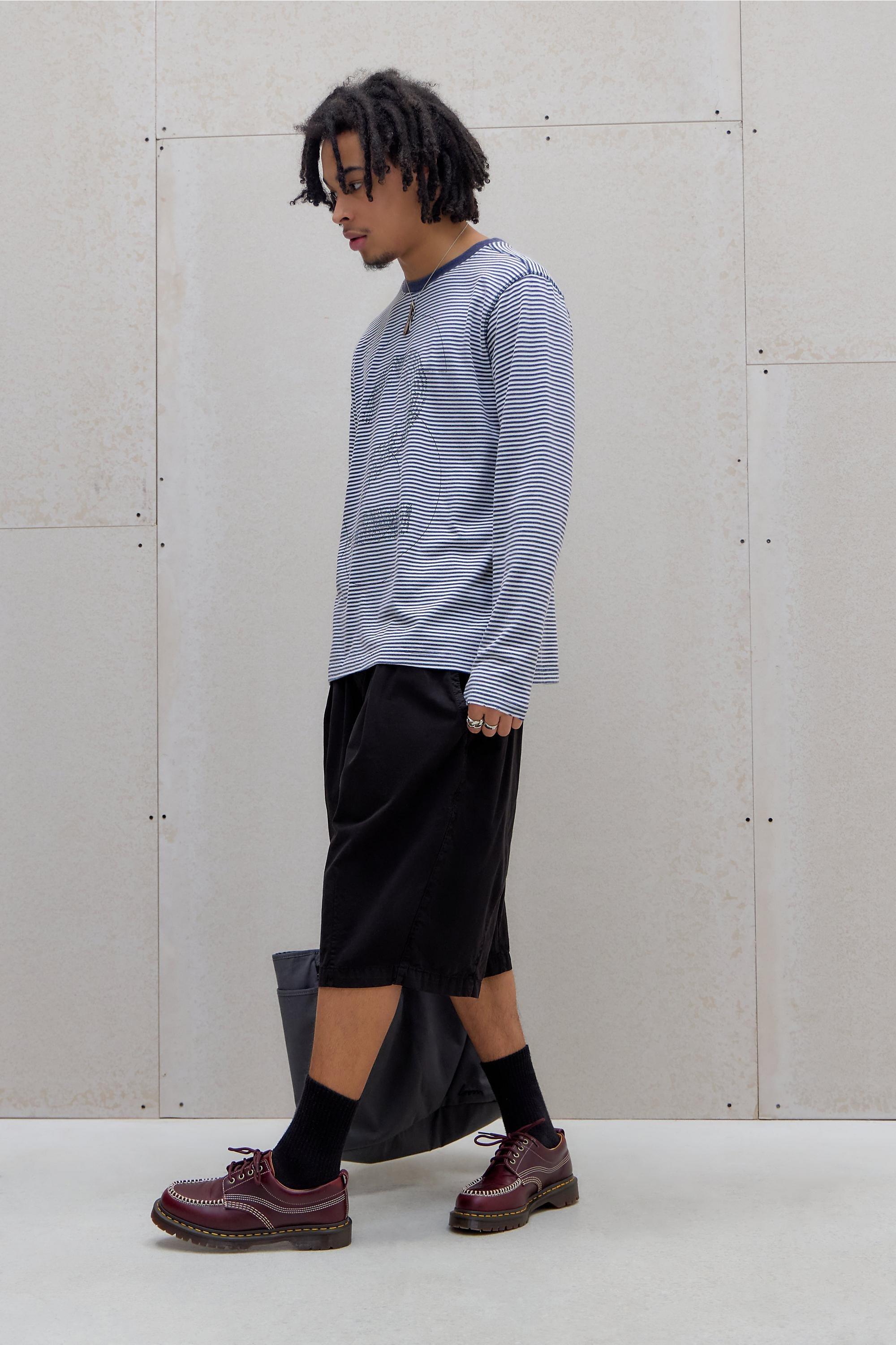 Navy Jaded London Uo Exclusive Navy 62 Striped Long Sleeve T-Shirt, NAVY, large image number 1