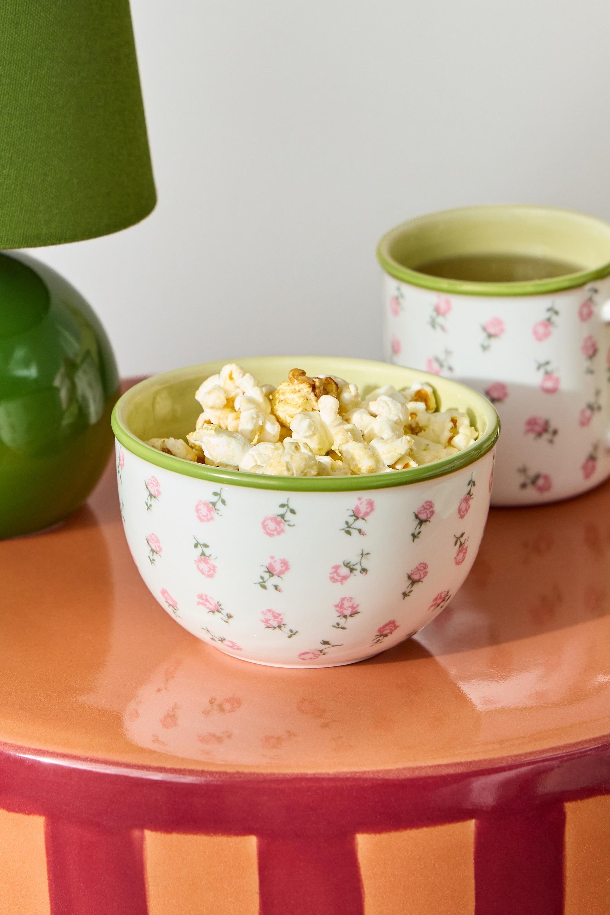 Pink Rosebud Micro Snack Bowl, PINK, large image number 0
