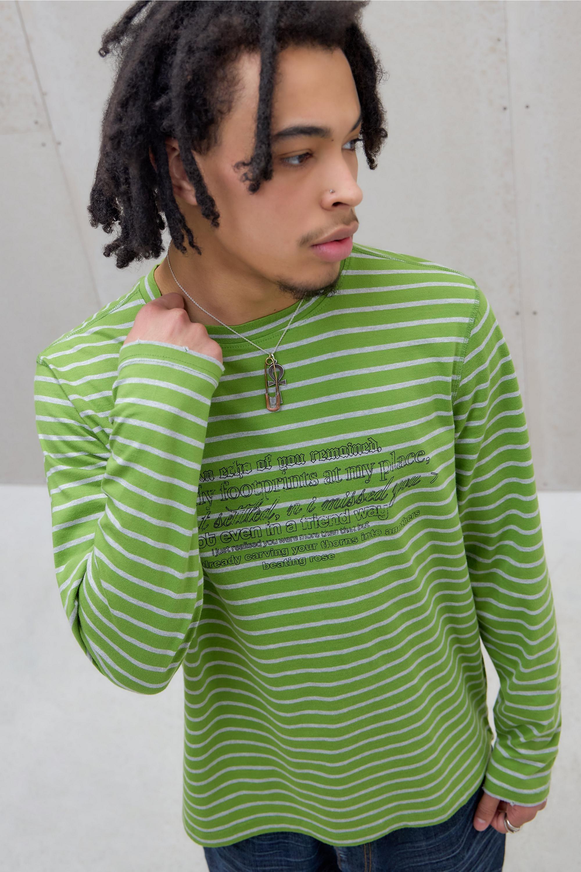 Green Jaded London Uo Exclusive Muddy Footprints T-Shirt, GRN, large image number 0