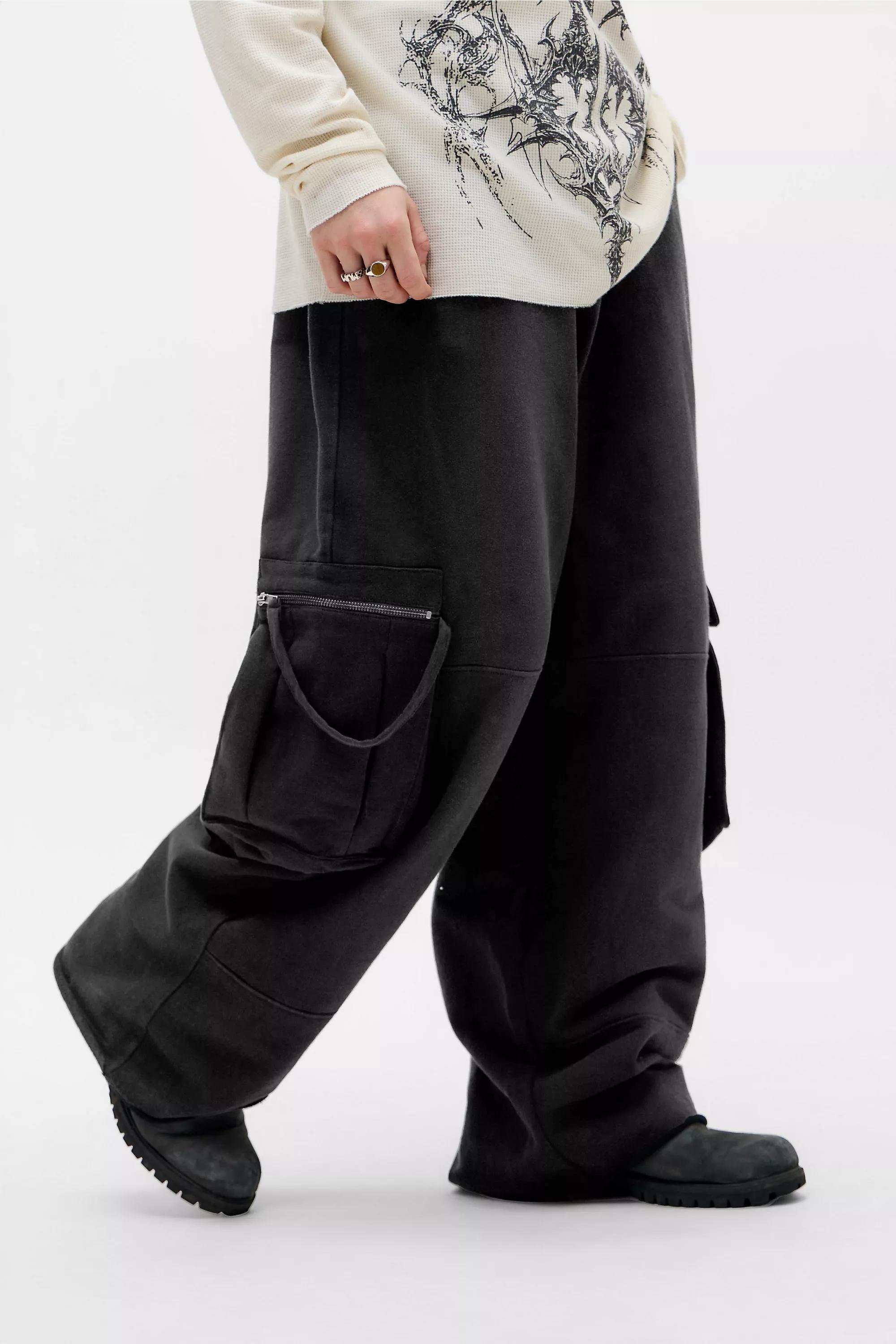 Dark Grey Jaded London Cargo Monster Joggers, D GR, large image number 0