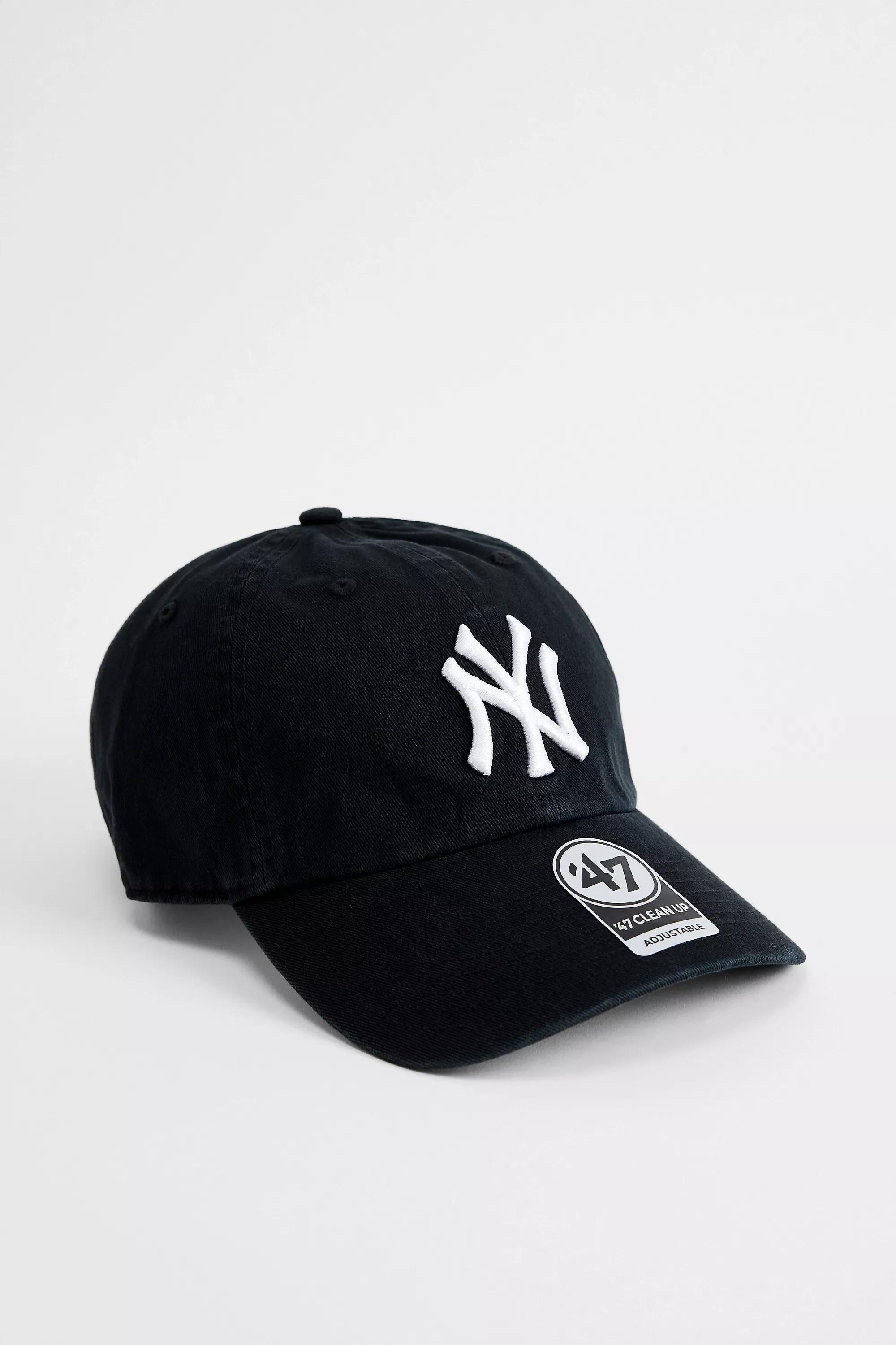 Black 47 Brand Ny Yankees Clean Up Cap, BLK, medium
