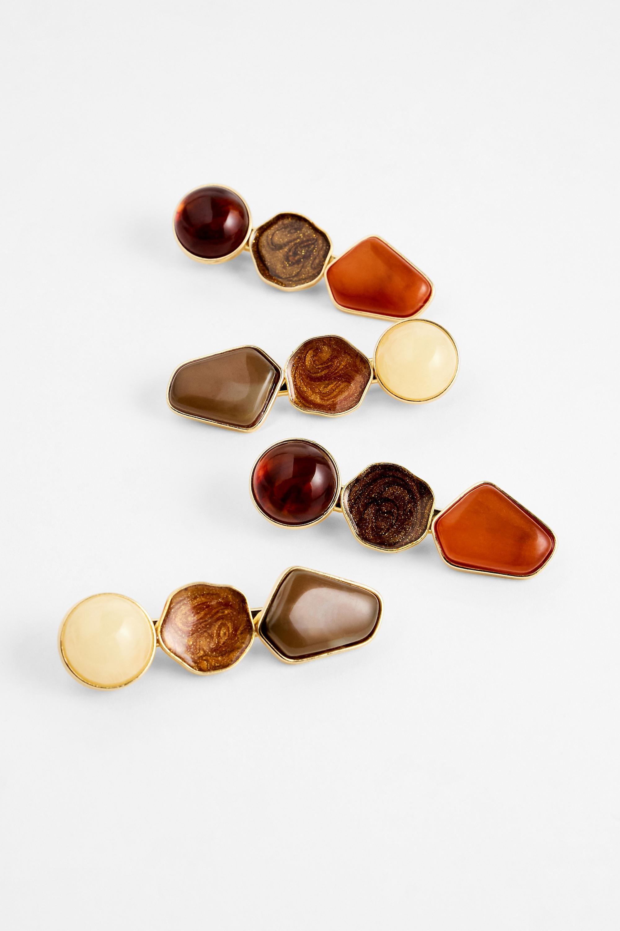 Multicolour Uo Stone Slide Clips, ASSORT, large image number 1