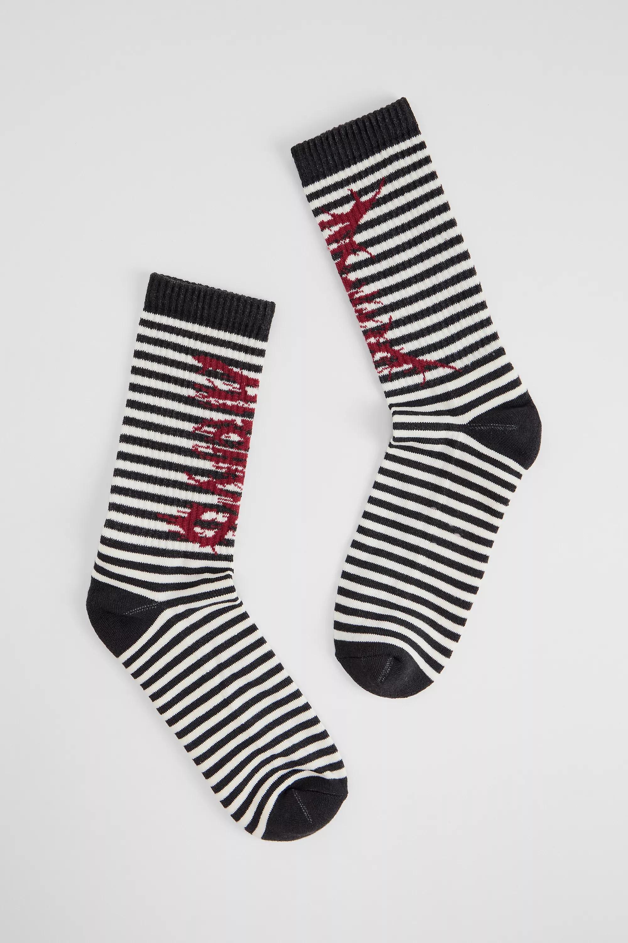 White Archivis Stripe Socks, WHT, large image number 0