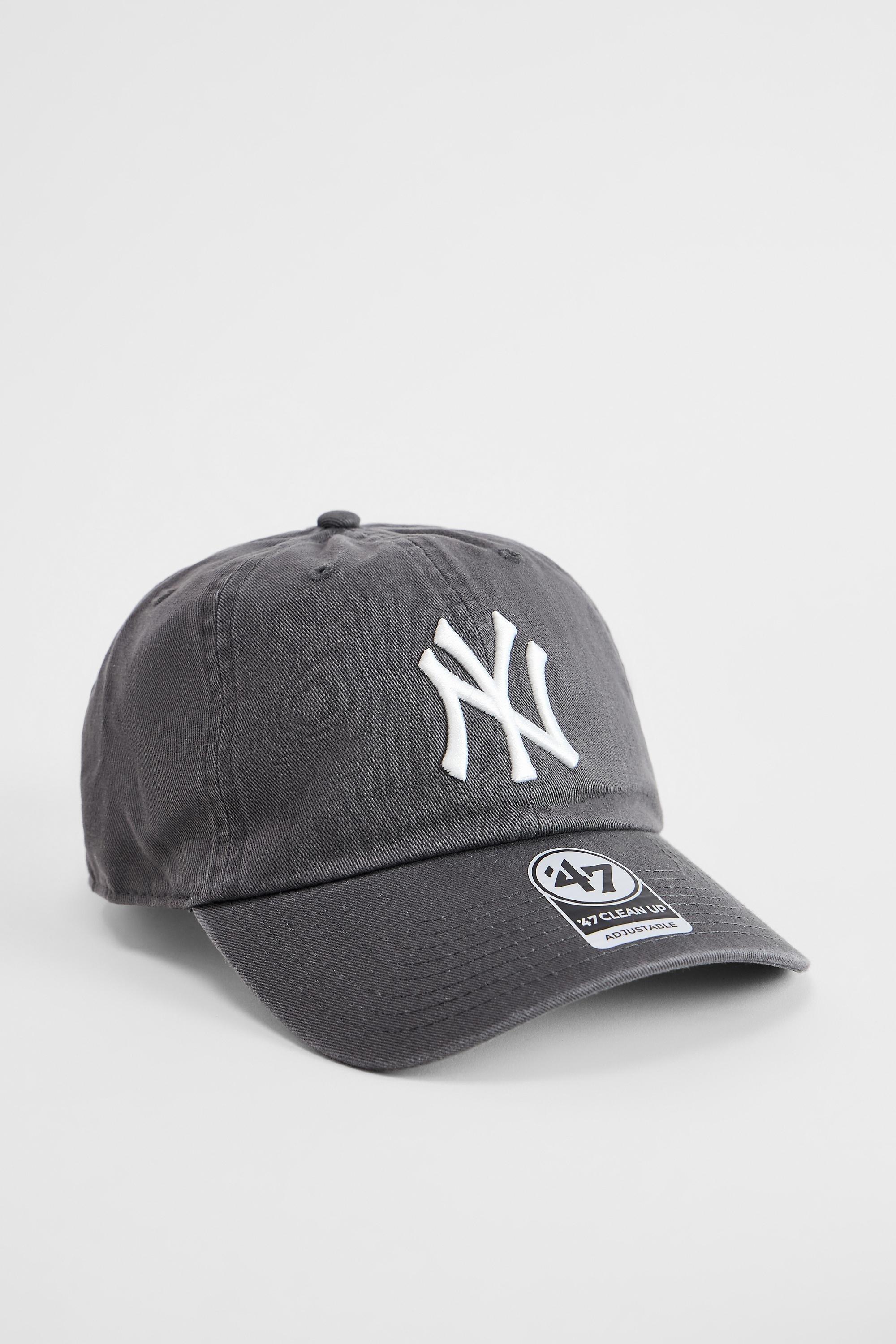 Grey '47 Brand Ny Yankees Clean Up Cap, CARBON, large image number 1