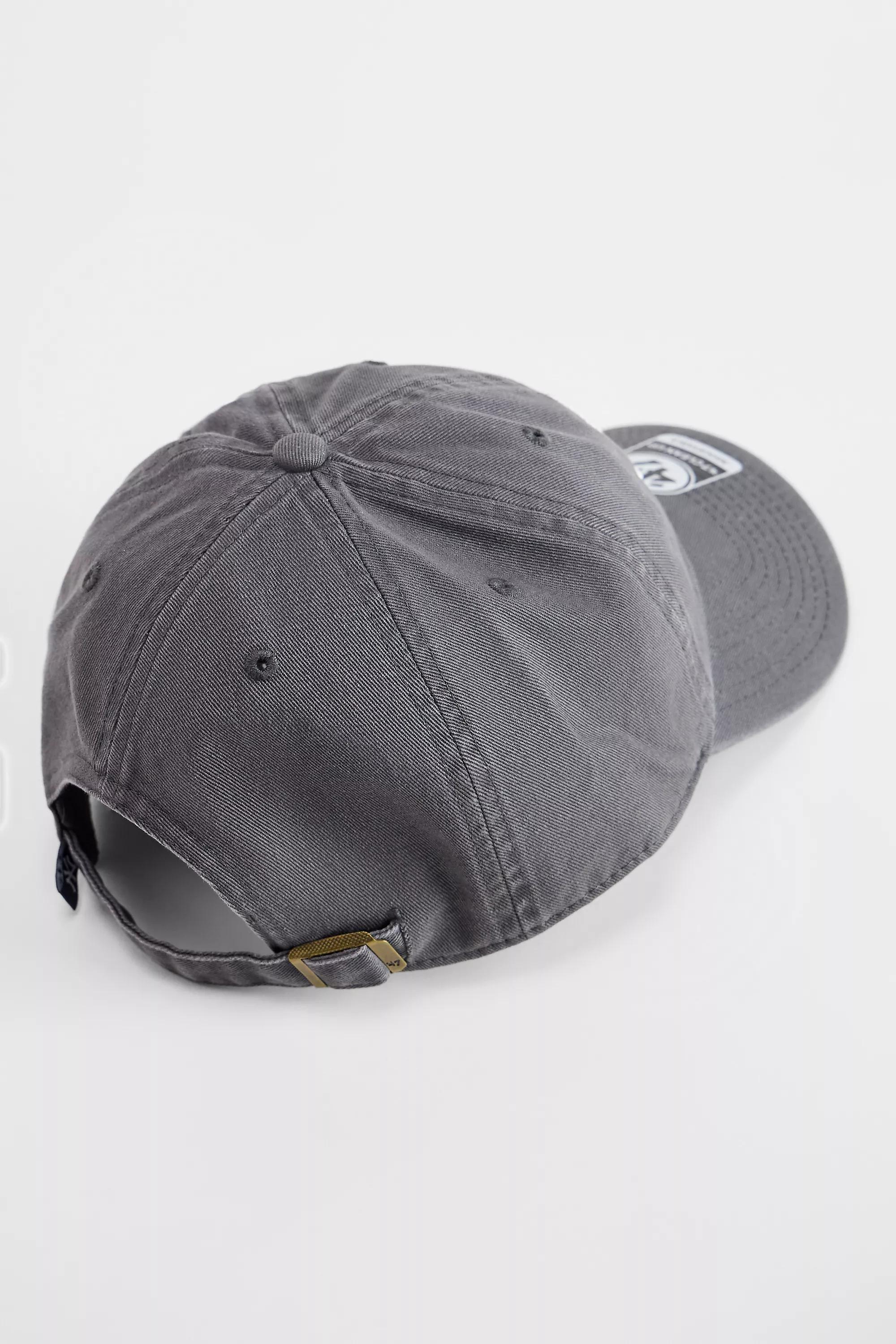 Grey '47 Brand Ny Yankees Clean Up Cap, CARBON, large image number 3