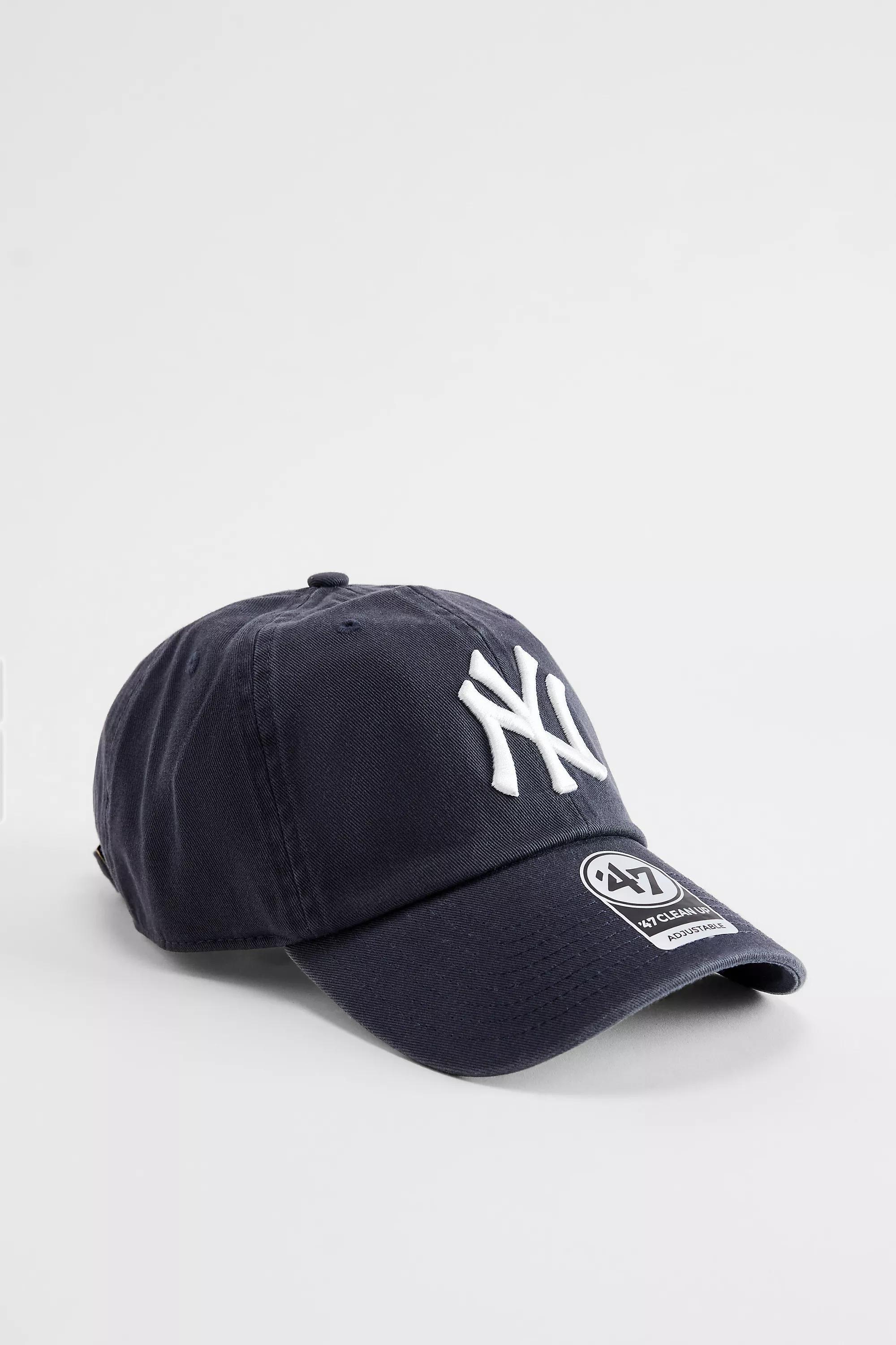 Navy 47 Brand Navy Ny Yankees Clean Up Cap, NAVY, medium