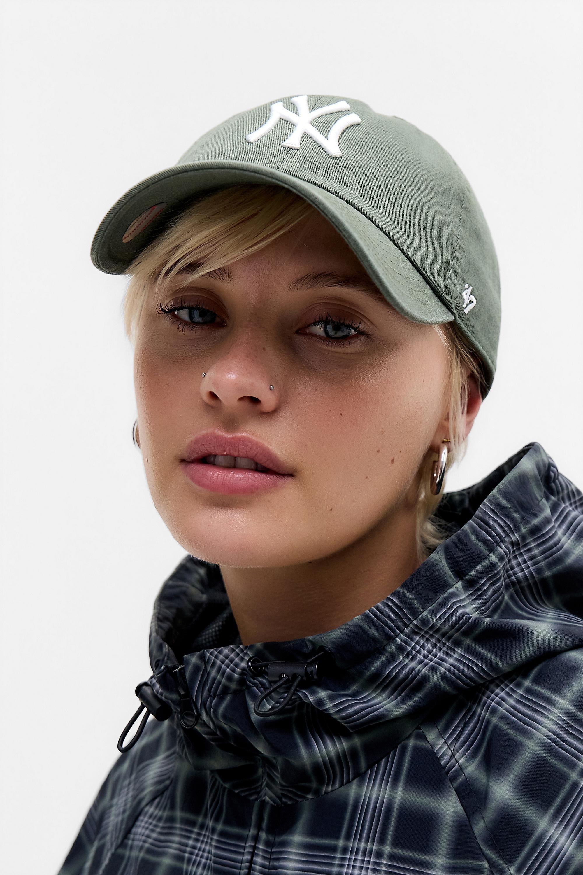 Khaki '47 Brand Khaki Ny Yankees Clean Up Cap, KHAKI, large image number 1