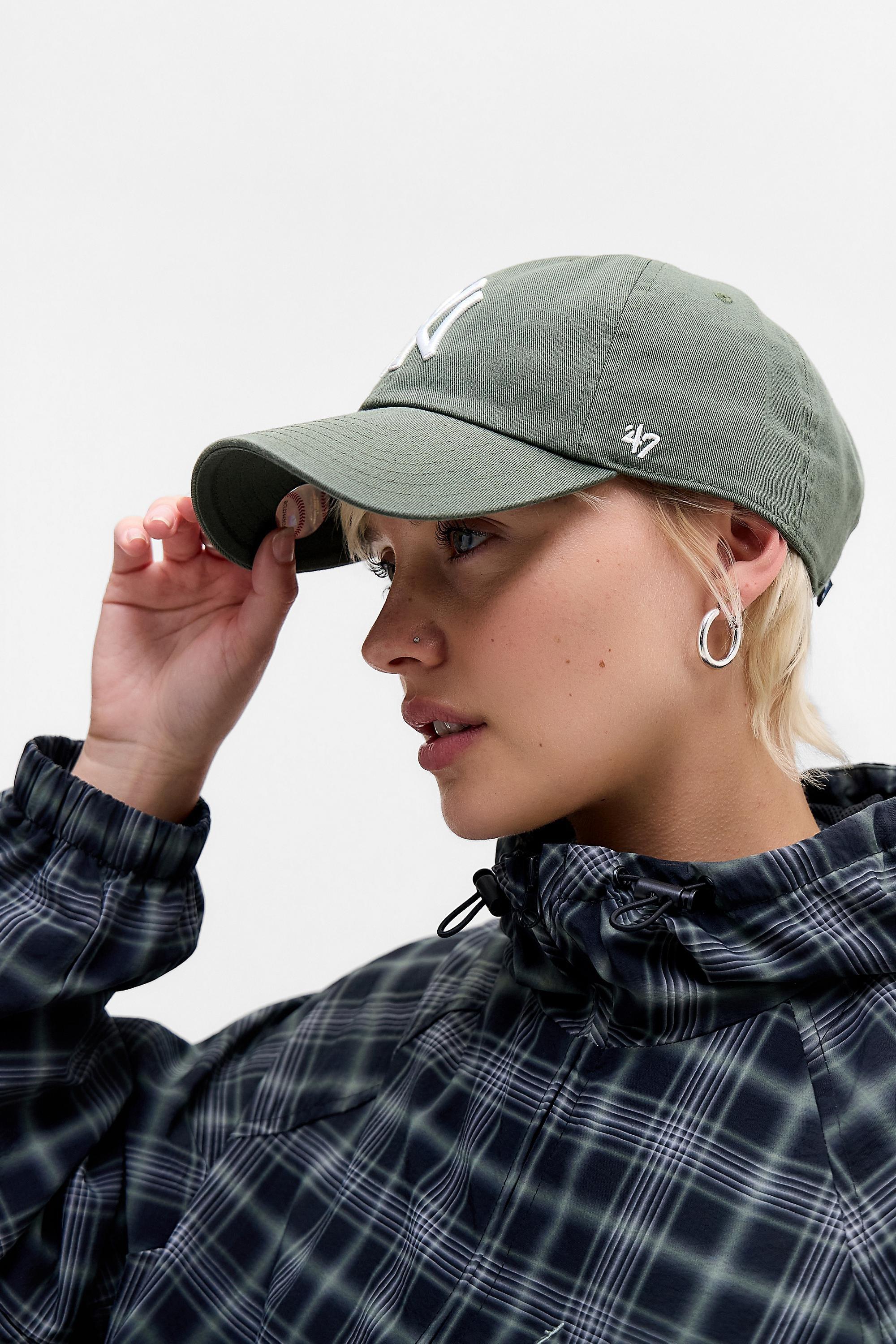 Khaki '47 Brand Khaki Ny Yankees Clean Up Cap, KHAKI, large image number 4