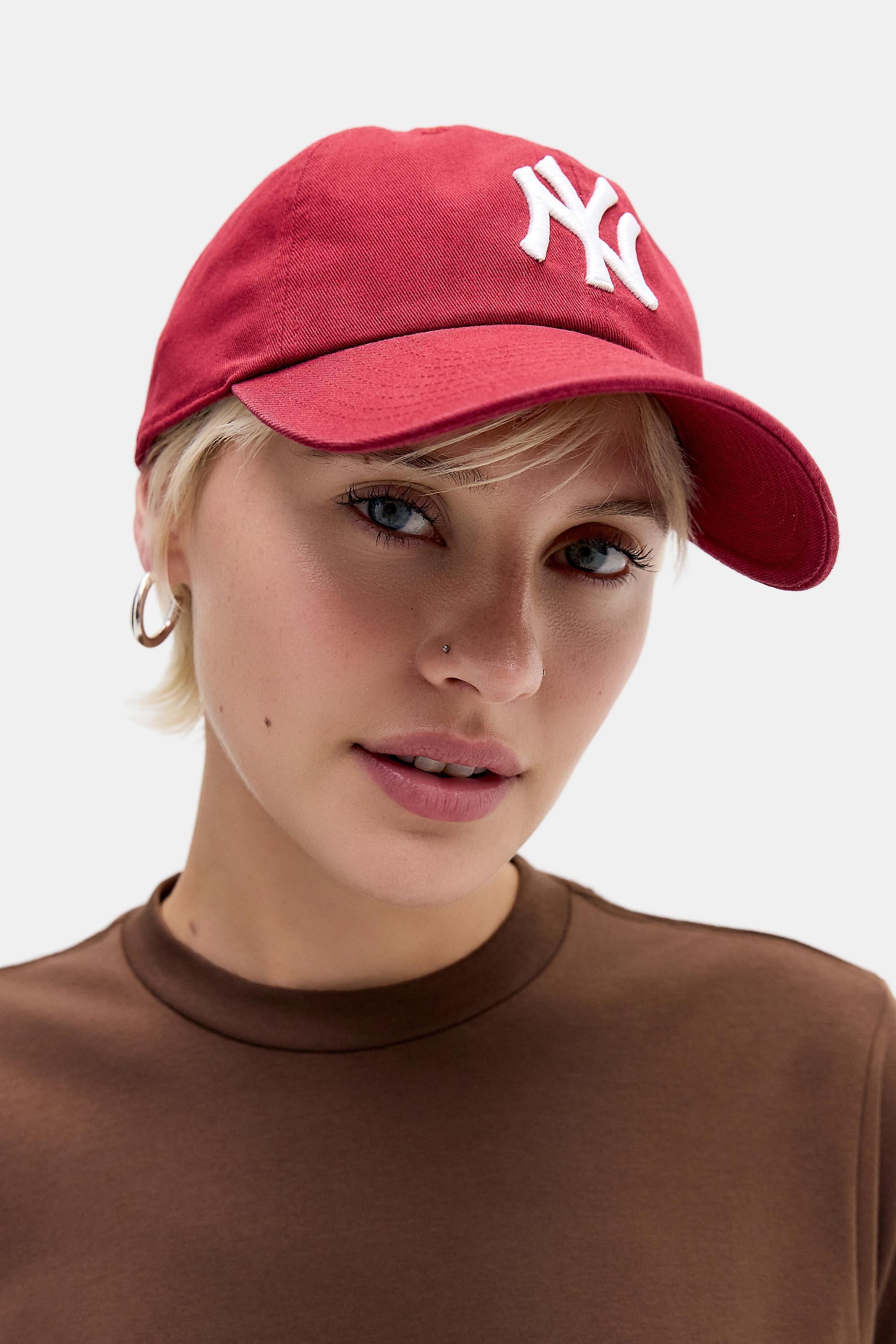Red '47 Brand Red Ny Yankees Clean Up Cap, RED, large image number 0