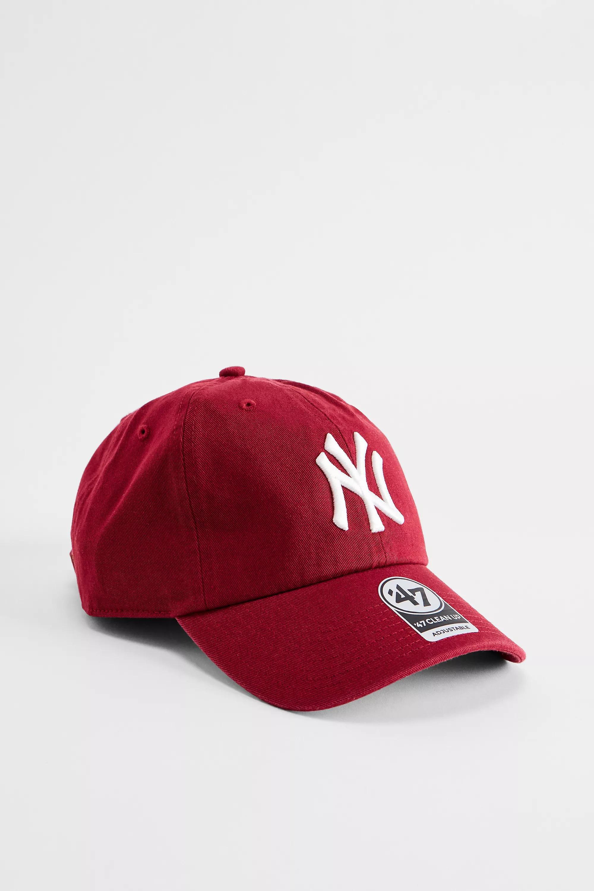 Red '47 Brand Red Ny Yankees Clean Up Cap, RED, medium