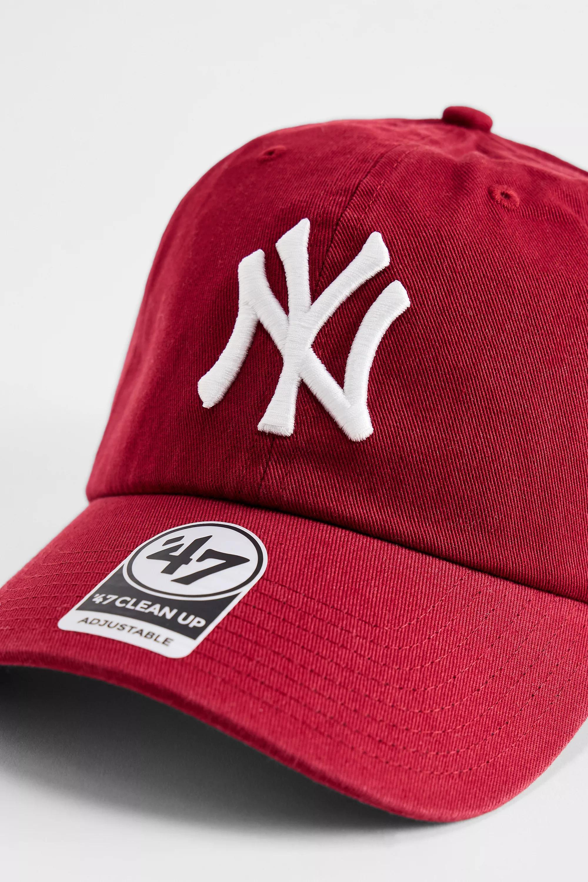 Red '47 Brand Red Ny Yankees Clean Up Cap, RED, large image number 2