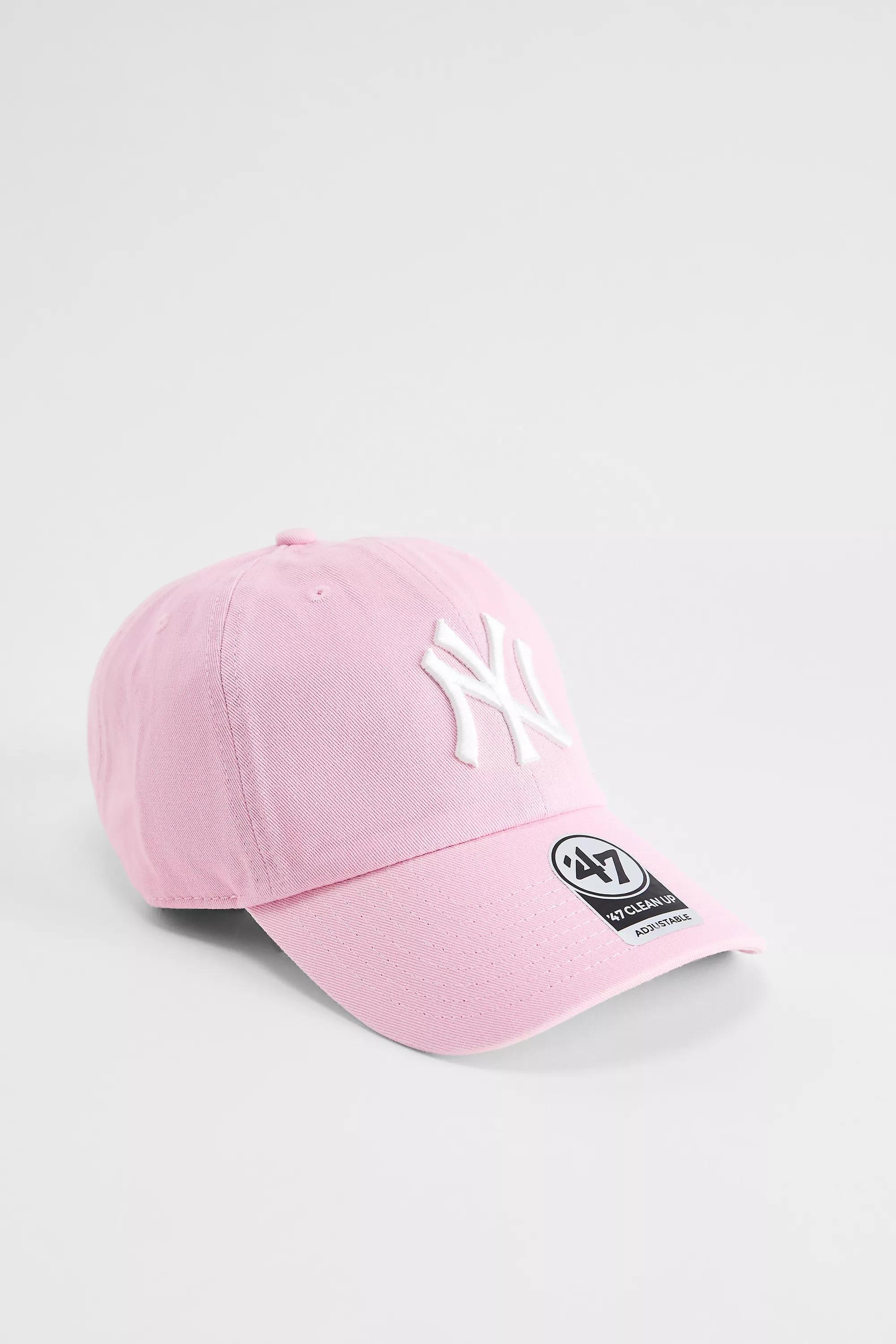 Pink 47 Brand Pink Ny Yankees Clean Up Cap, PINK, large image number 1