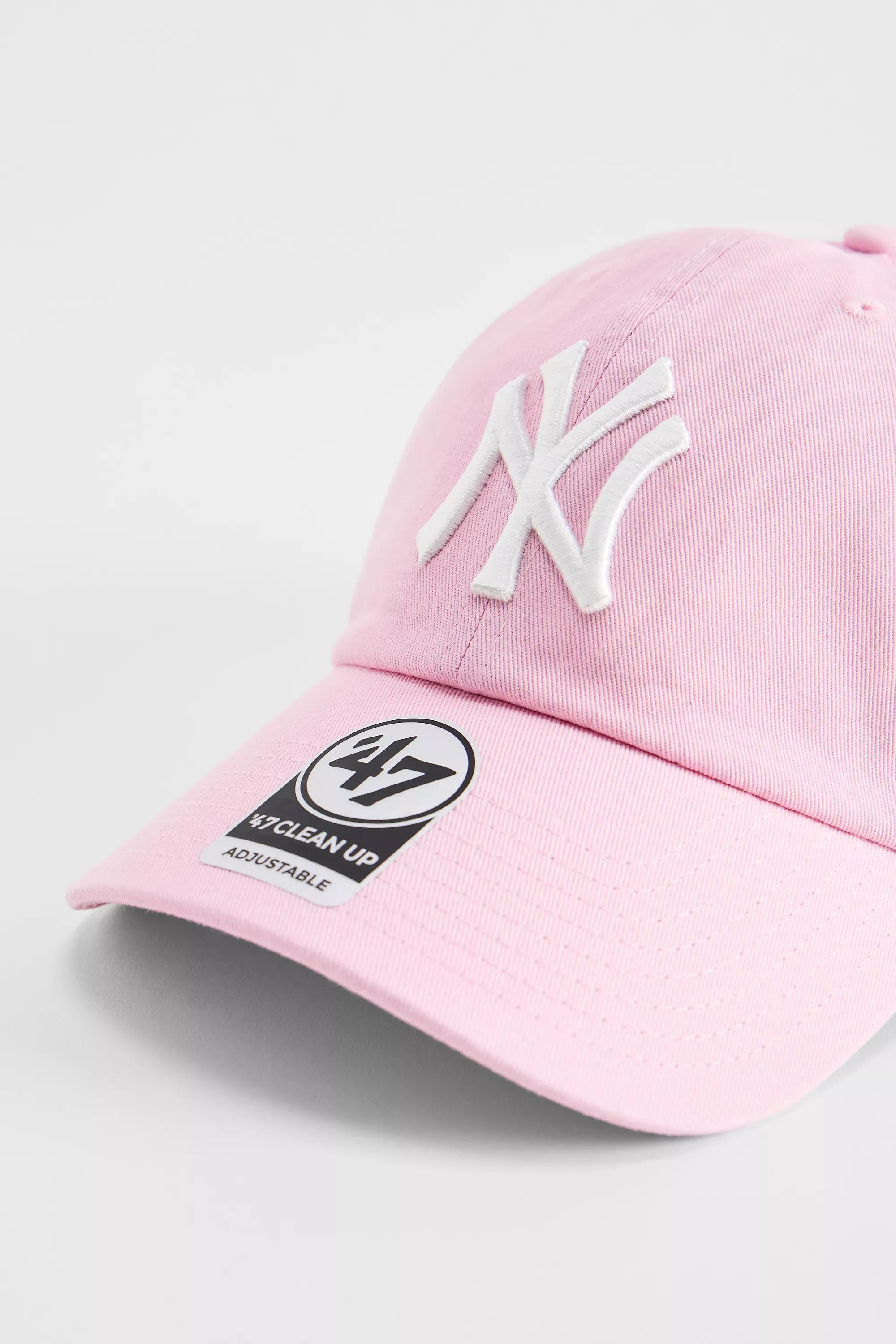 Pink 47 Brand Pink Ny Yankees Clean Up Cap, PINK, large image number 2