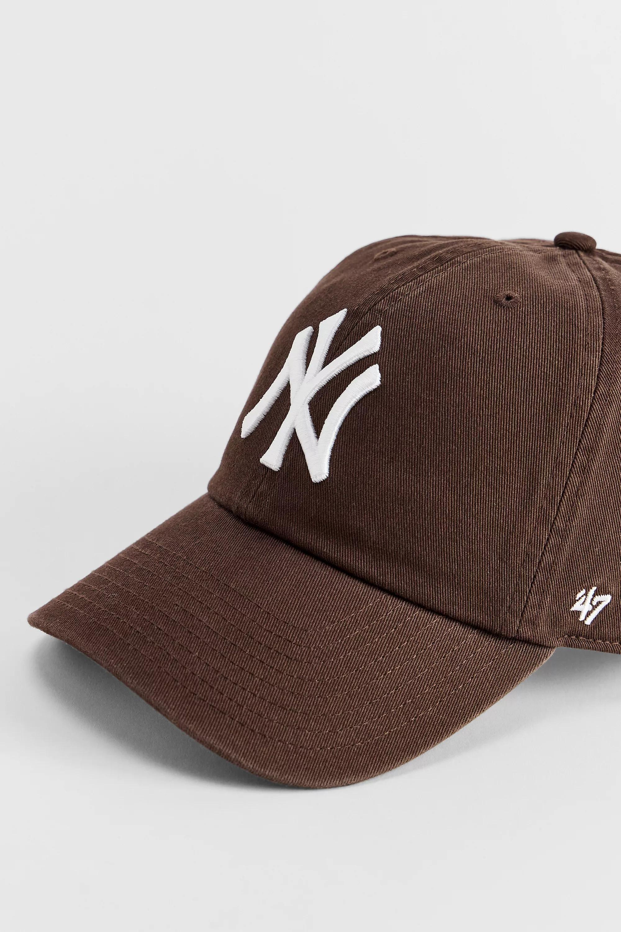 BROWN '47 Brand NY Yankees Clean Up Cap, BRN, large image number 2