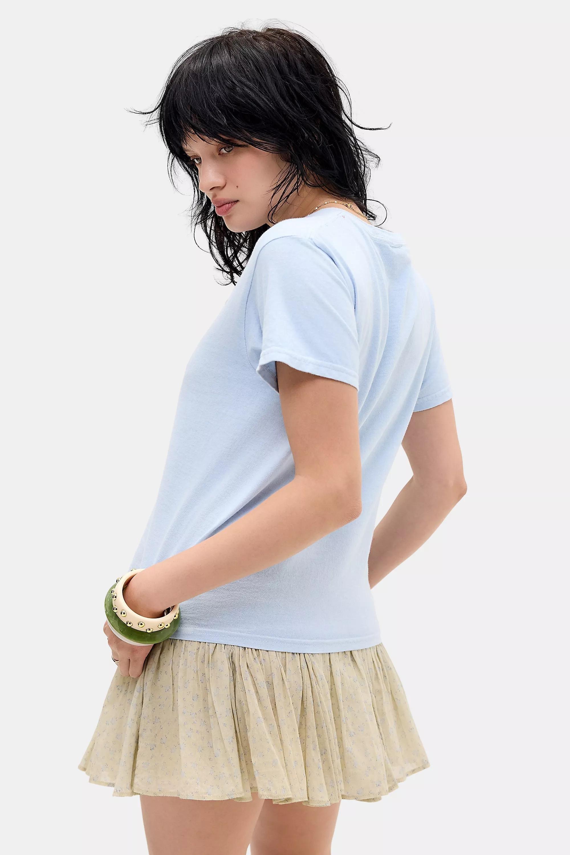 Blue Uo Lobster Plate Relaxed T-Shirt, BLUE, large image number 3