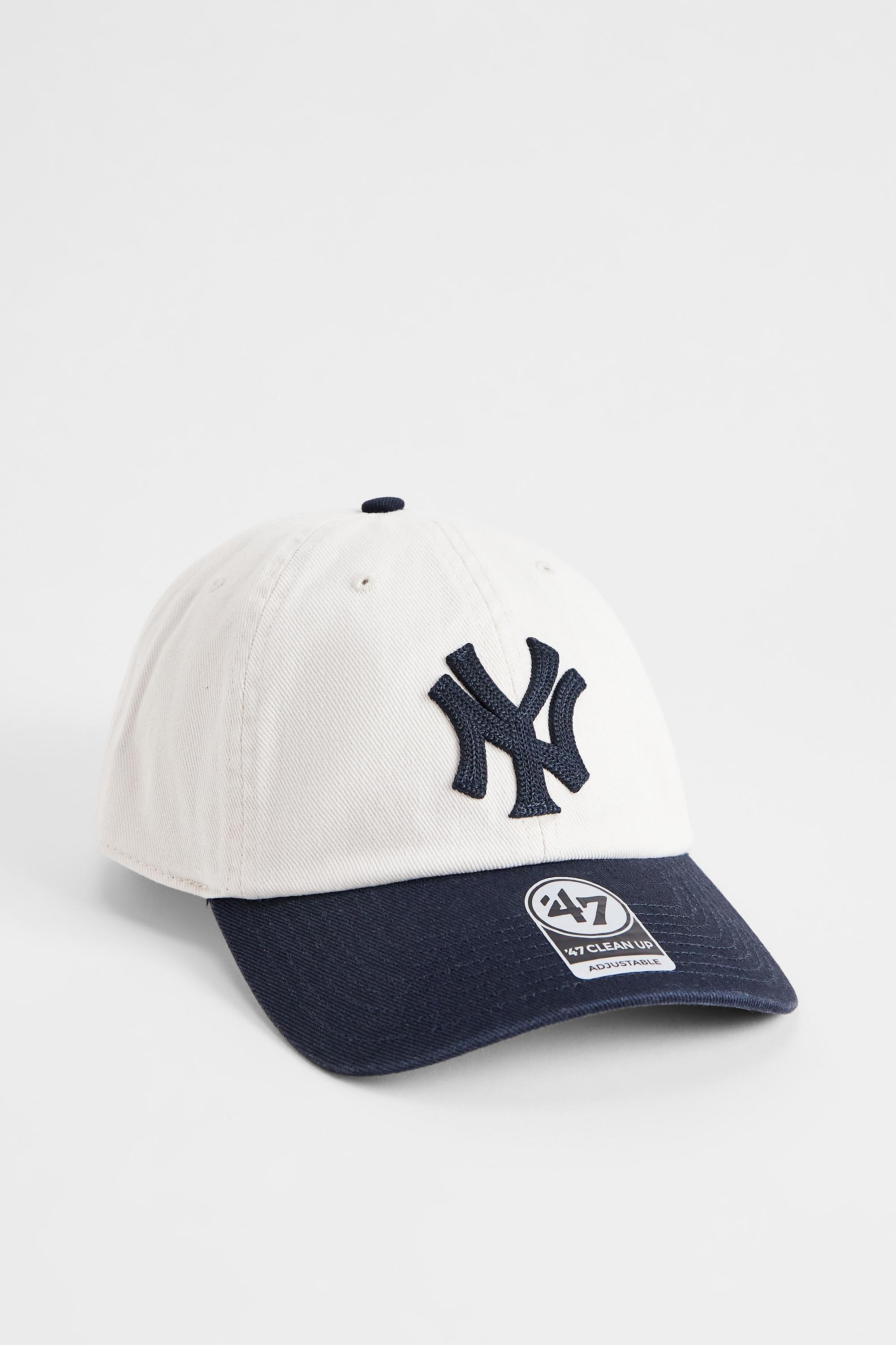 Navy 47 Brand Uo Exclusive Navy Contrast Ny Yankees Clean Up Cap, NAVY, large image number 0