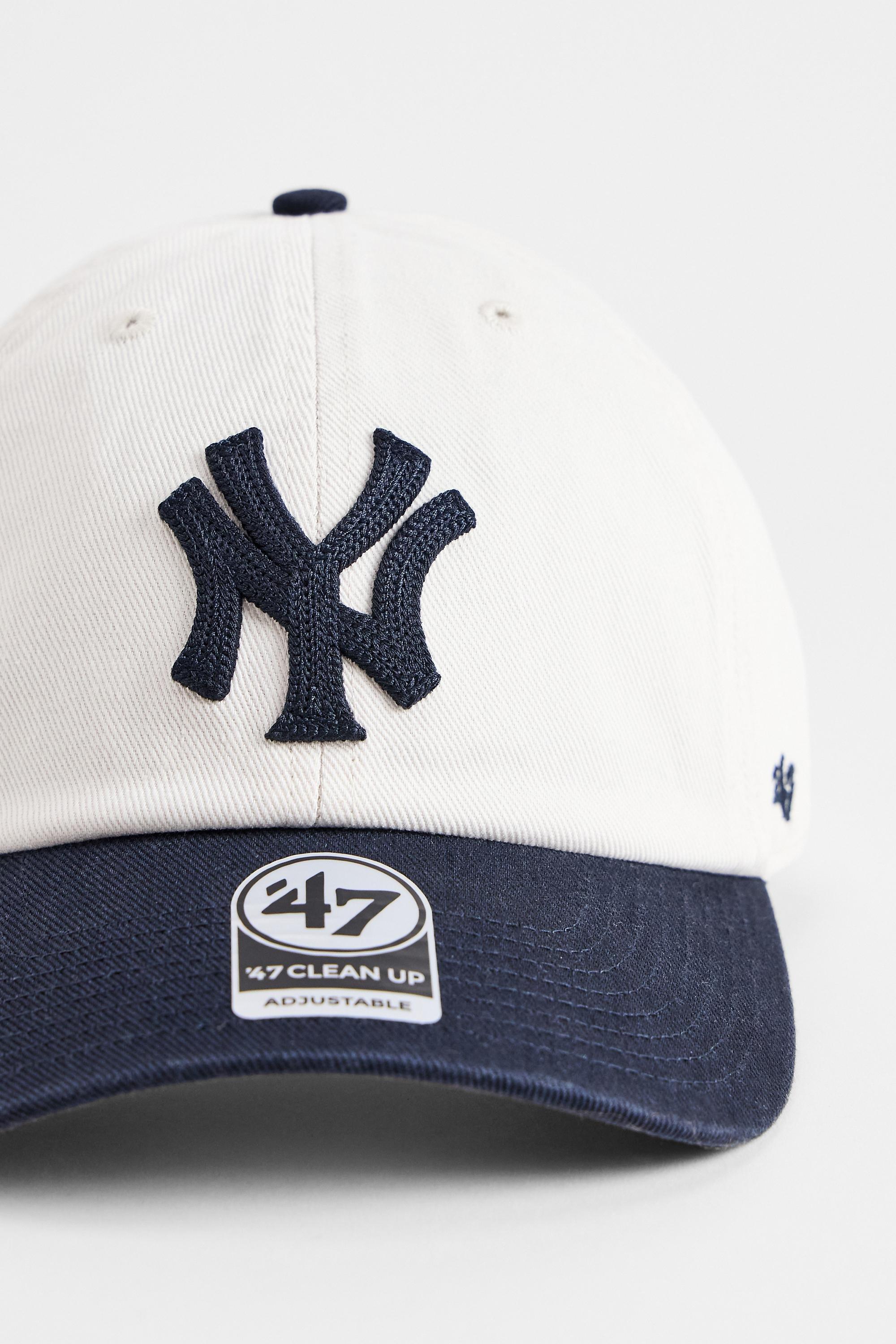 Navy 47 Brand Uo Exclusive Navy Contrast Ny Yankees Clean Up Cap, NAVY, large image number 1