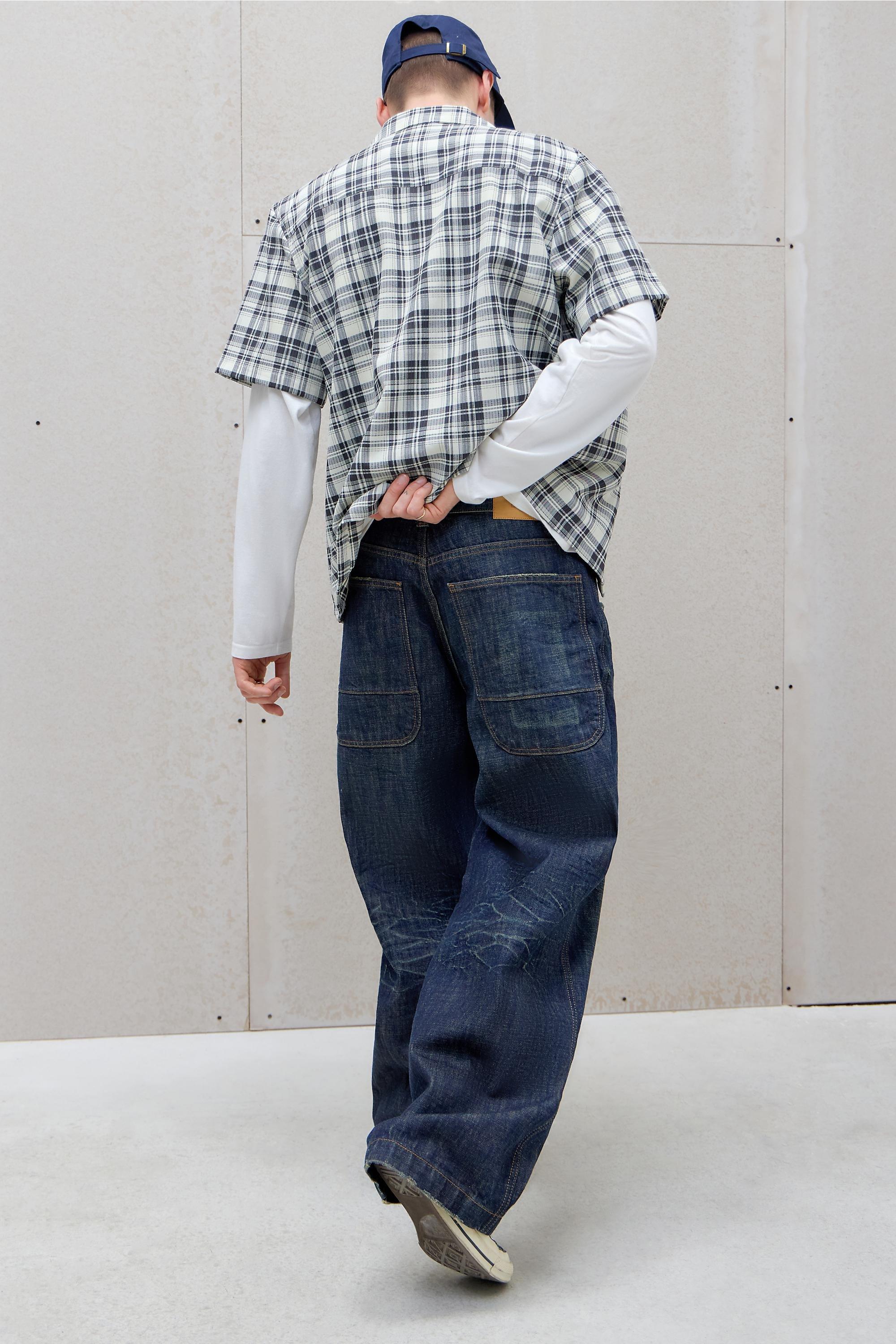 Blue Uo Bdg Blue Baked Neo Baggy Jeans, BLUE, large image number 3