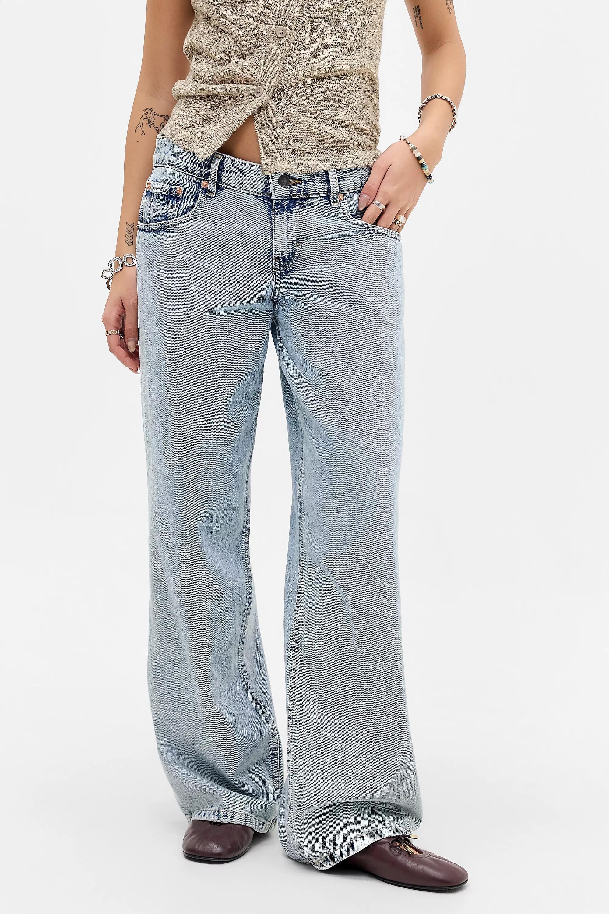 Blue Motel Low Rise Parallel Wide Leg Jeans, DENIM L, large image number 0