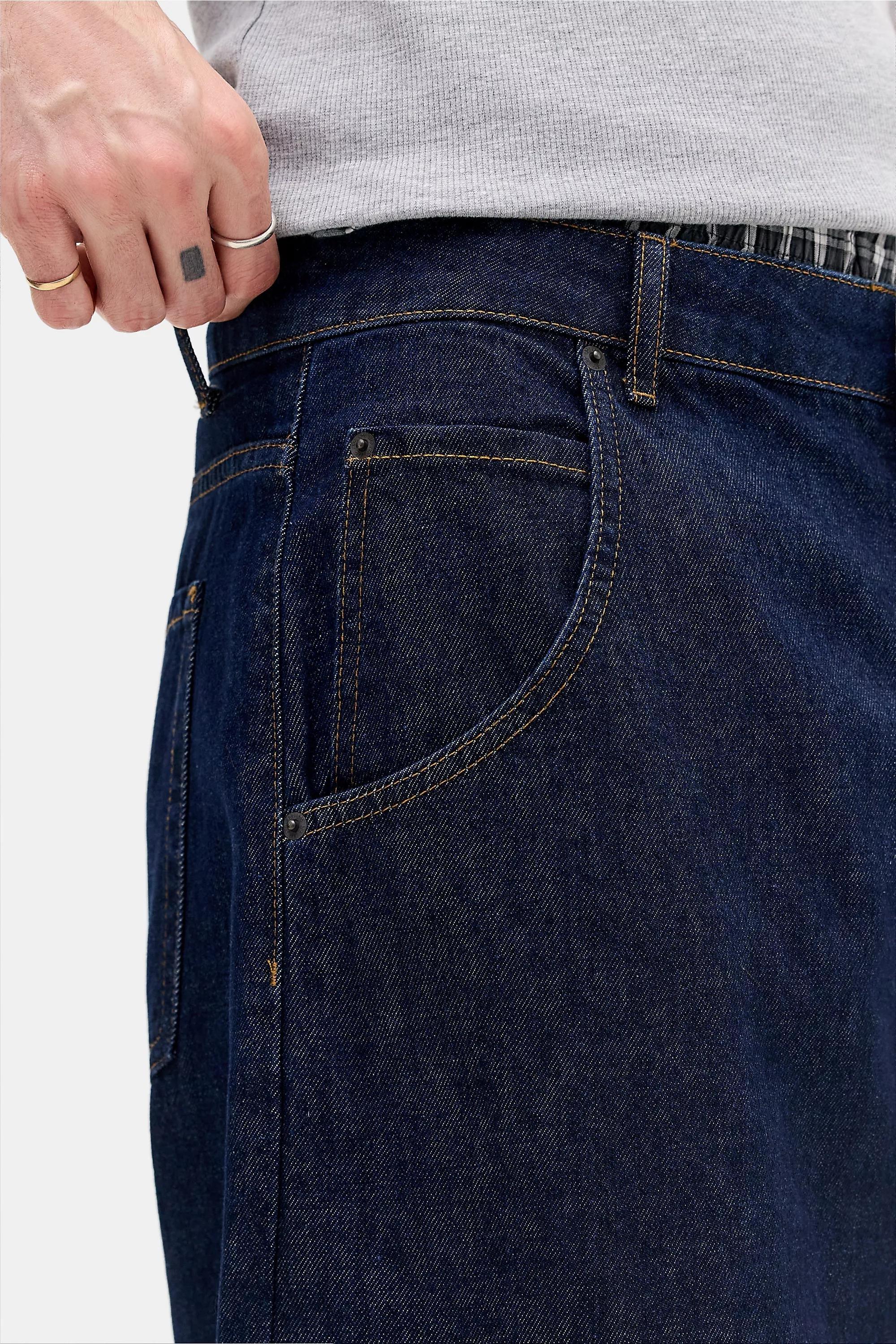 Blue Bdg Cacoon Rinse Jeans, BLUE, large image number 3