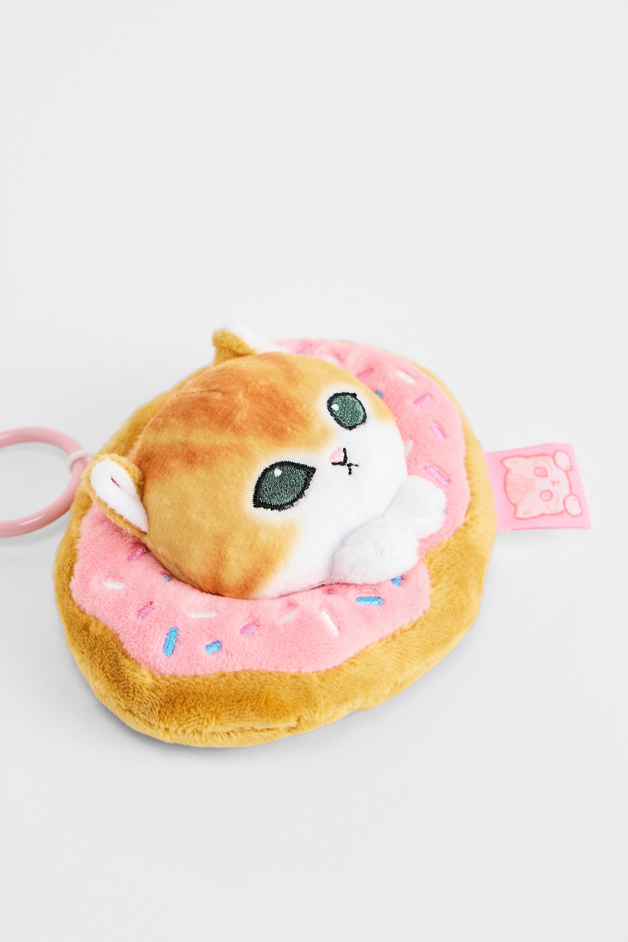 Multicolour Mofusand Doughnut Keyring, ASSORT, large image number 2